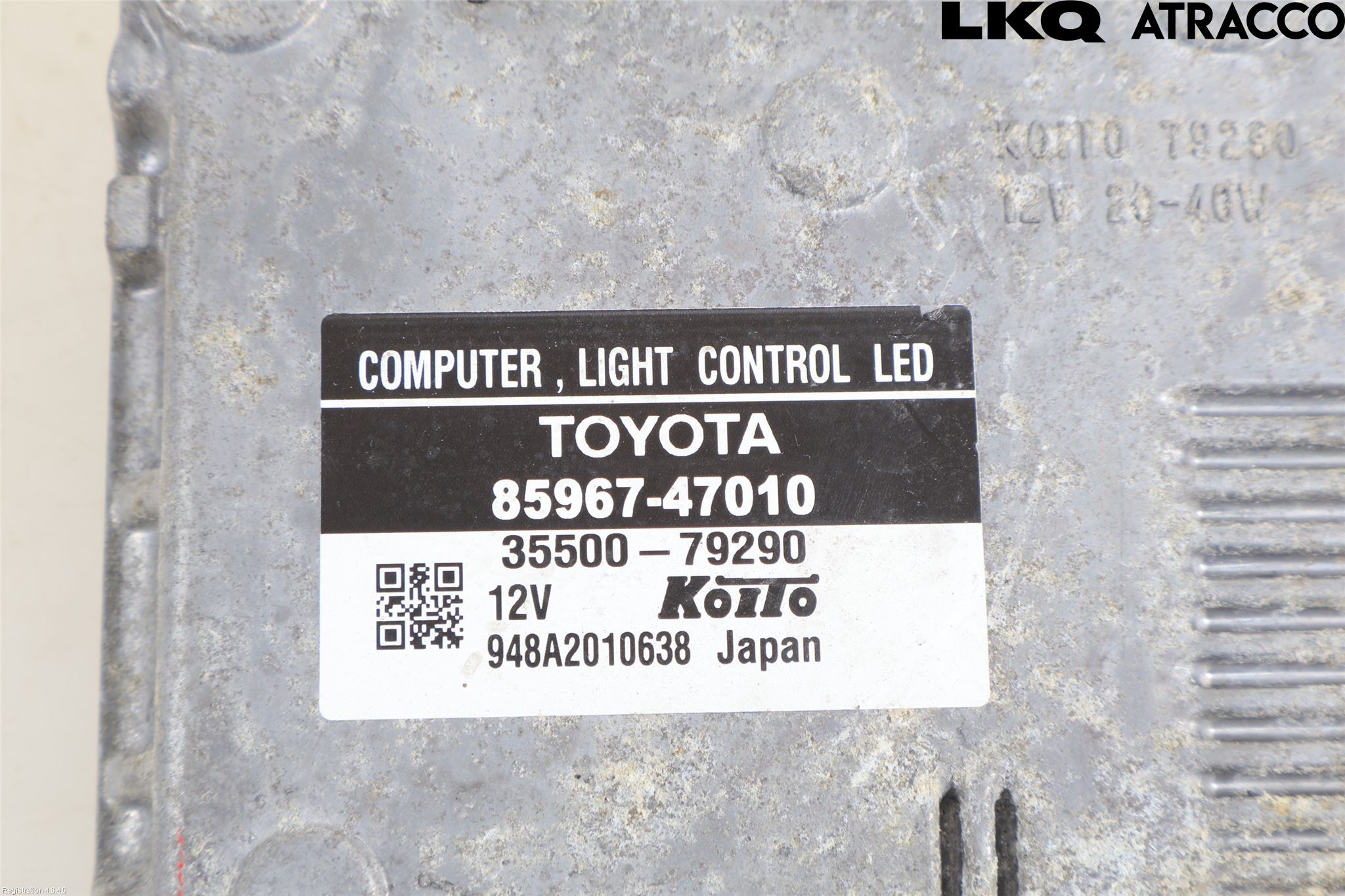 Lexus RX AL10 09-15 Styrenhet Strålkastare