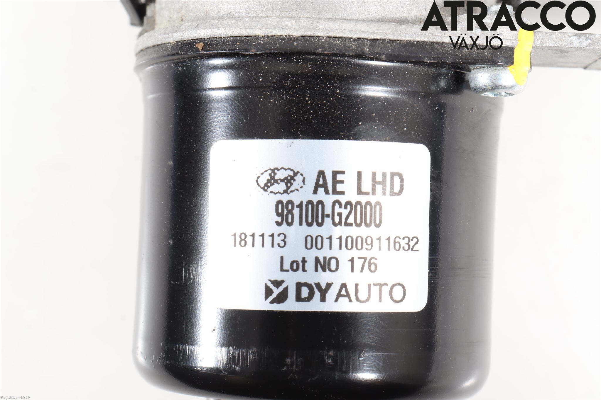 Hyundai IONIQ AE 17-22 Torkarmotor Vindruta