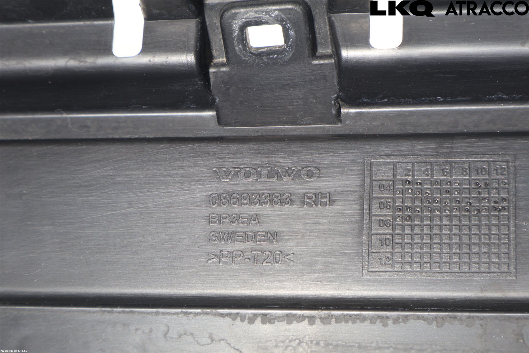 Volvo V70 05-08 Stötfångarfäste Bak Hö