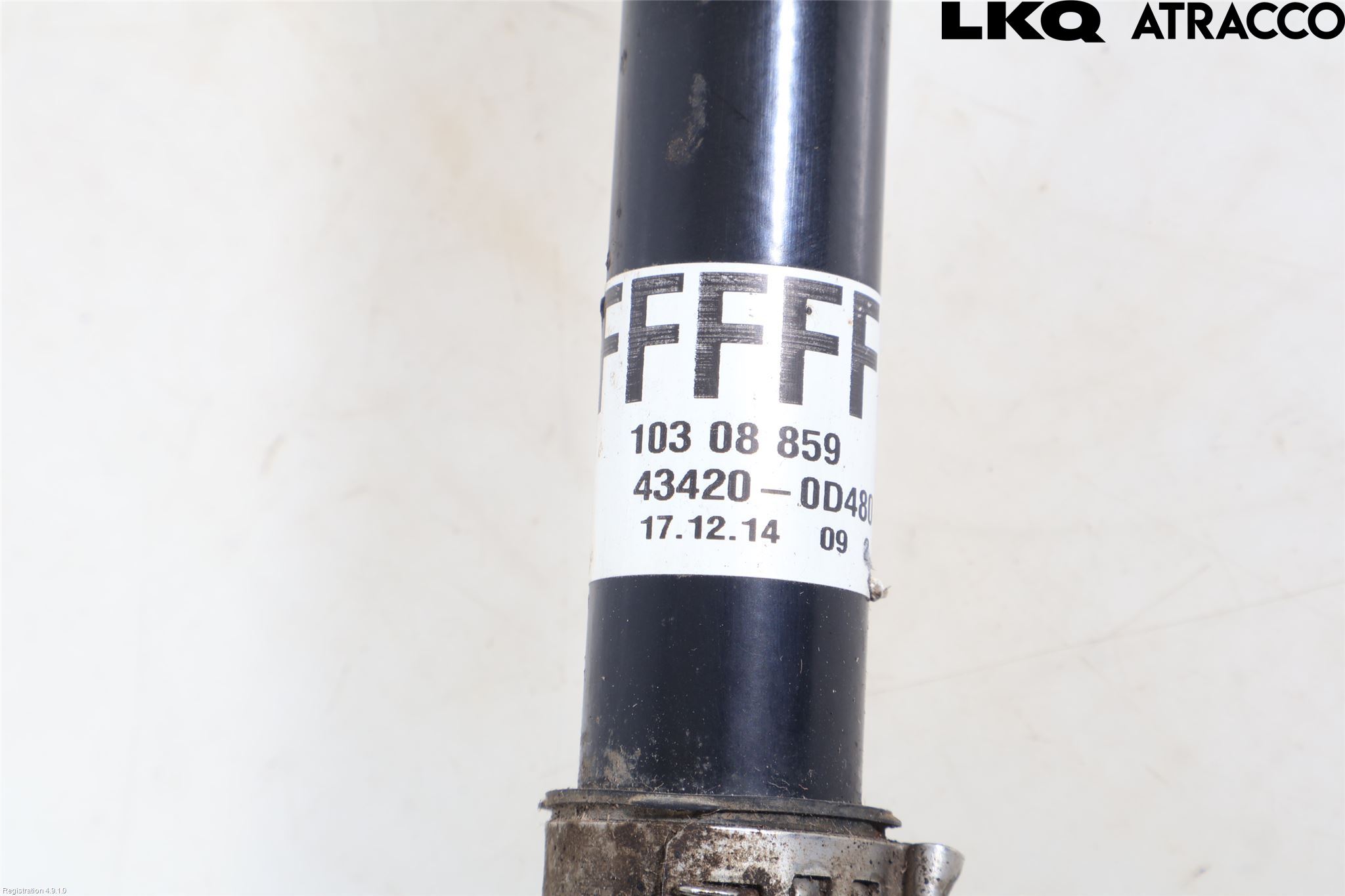 Toyota YARIS XP130 15-20 Drivaxel Fram Vänster