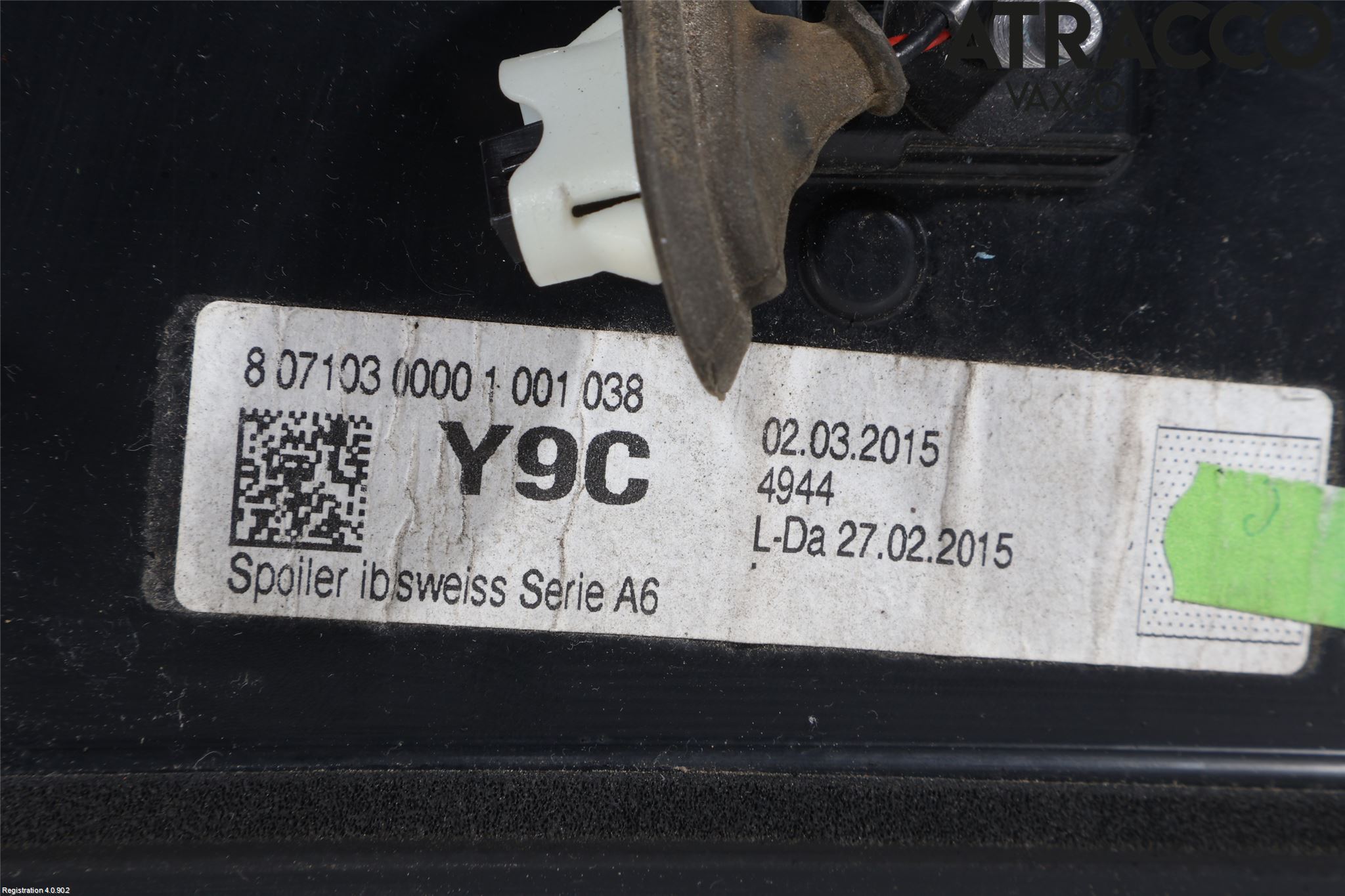 Audi A6 ALLROAD 12-18 Spoiler Baklucka