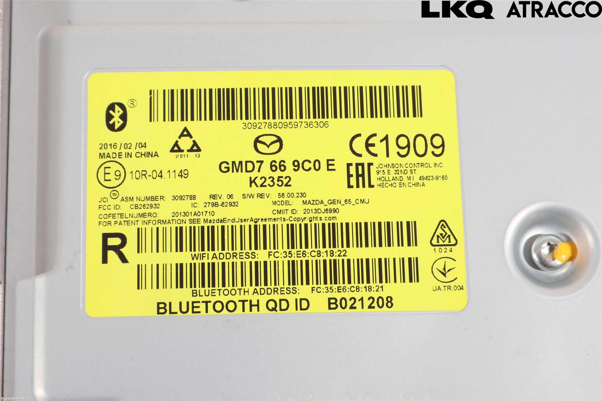Mazda CX-5 12-17 Cd Radio - Multimediapanel