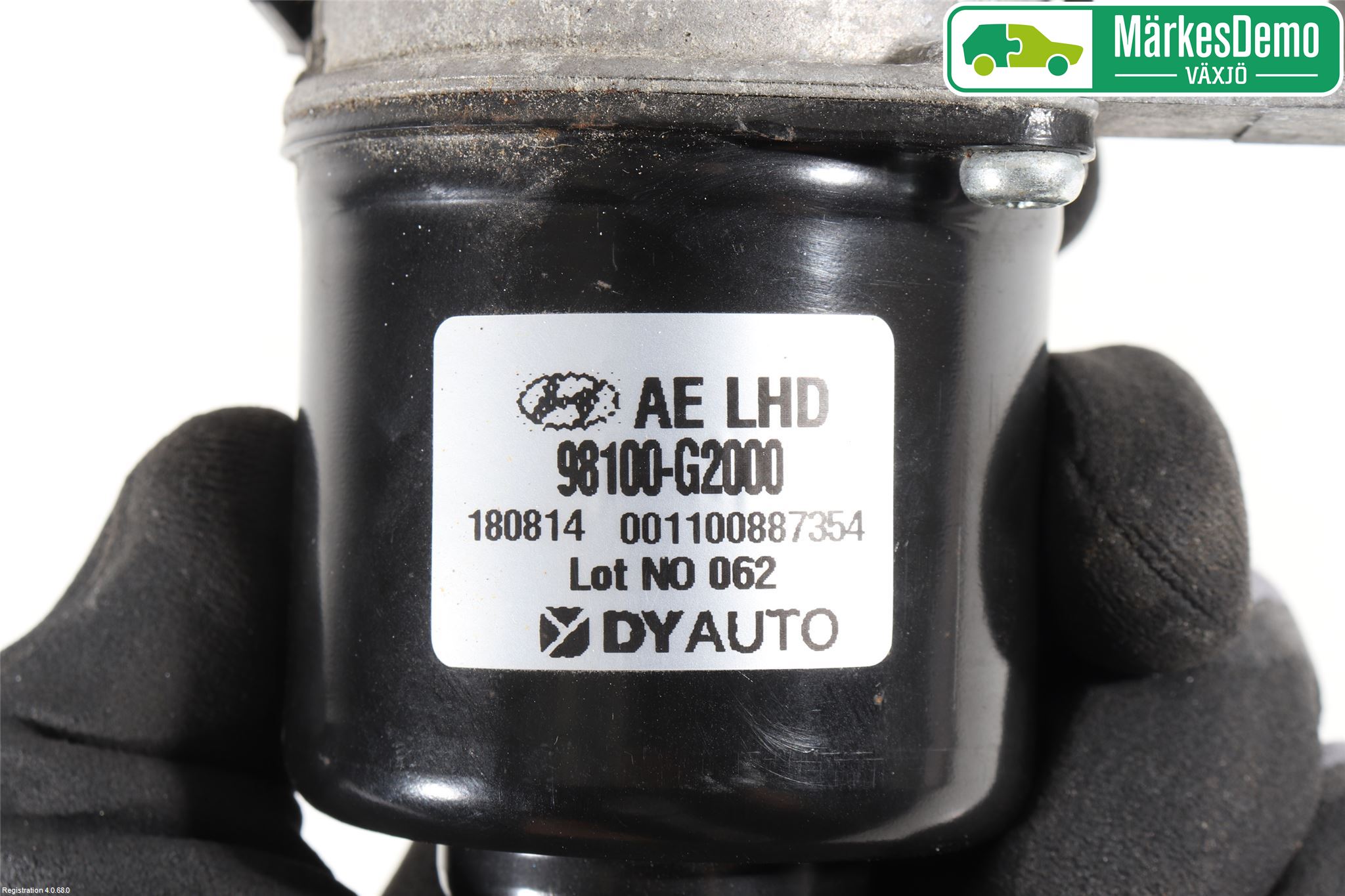 Hyundai IONIQ AE 17-22 Torkarmotor Vindruta