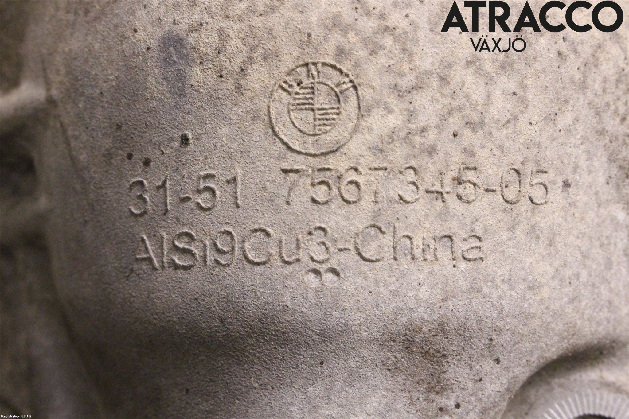 BMW 5 F10/F11/F18 09-17 Framvagn Diffrential