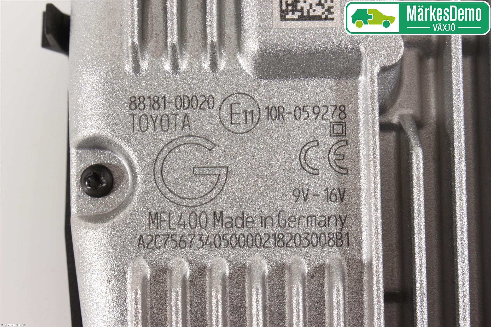 Toyota YARIS XP130 15-20 Sensor Aktivt Kollisionsskydd
