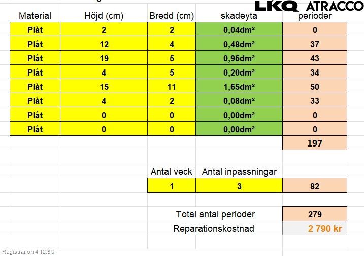 Toyota AURIS 13-19 Dörr Fram Vänster