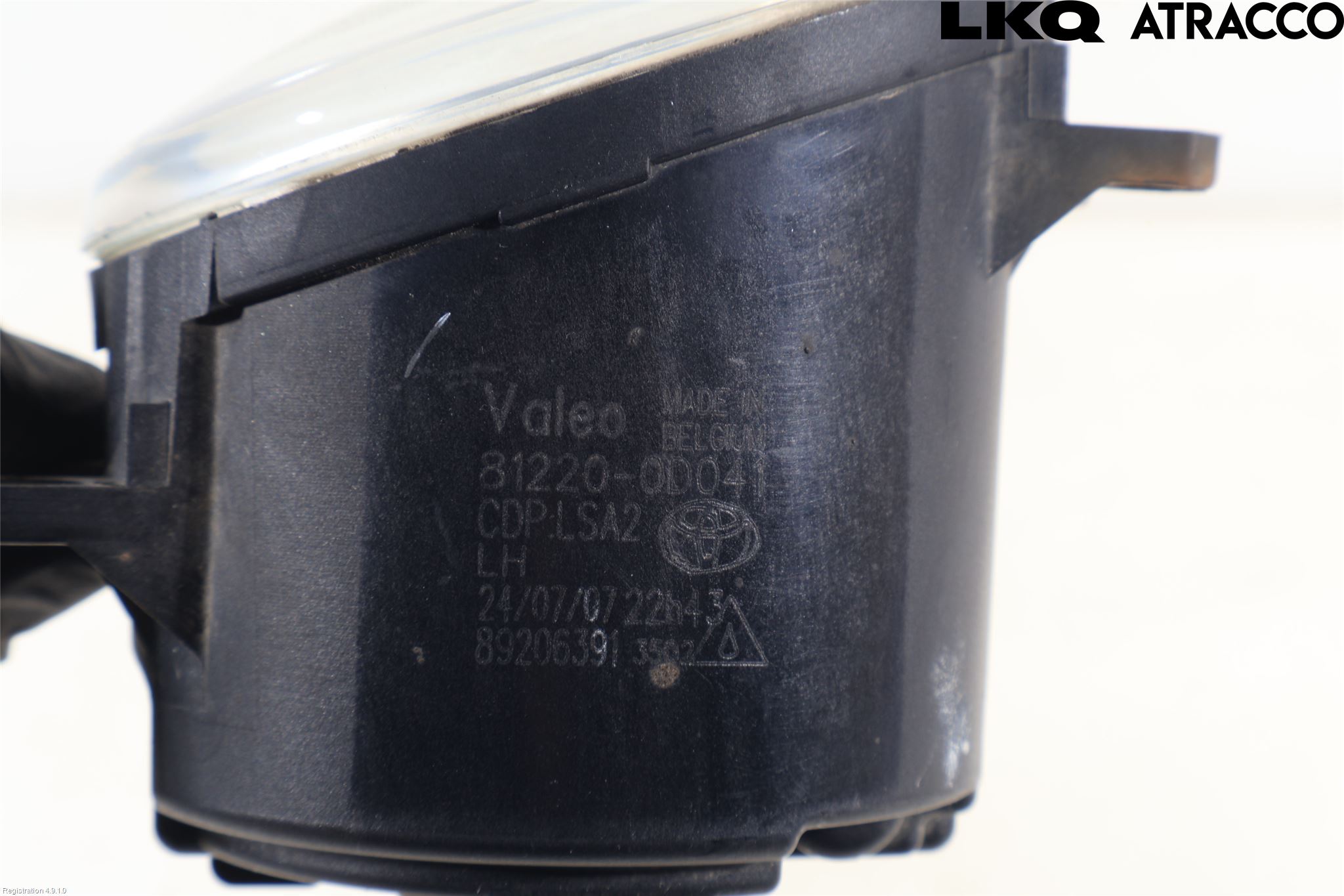 Toyota AURIS 07-09 Dimljus-Varselljus Fram