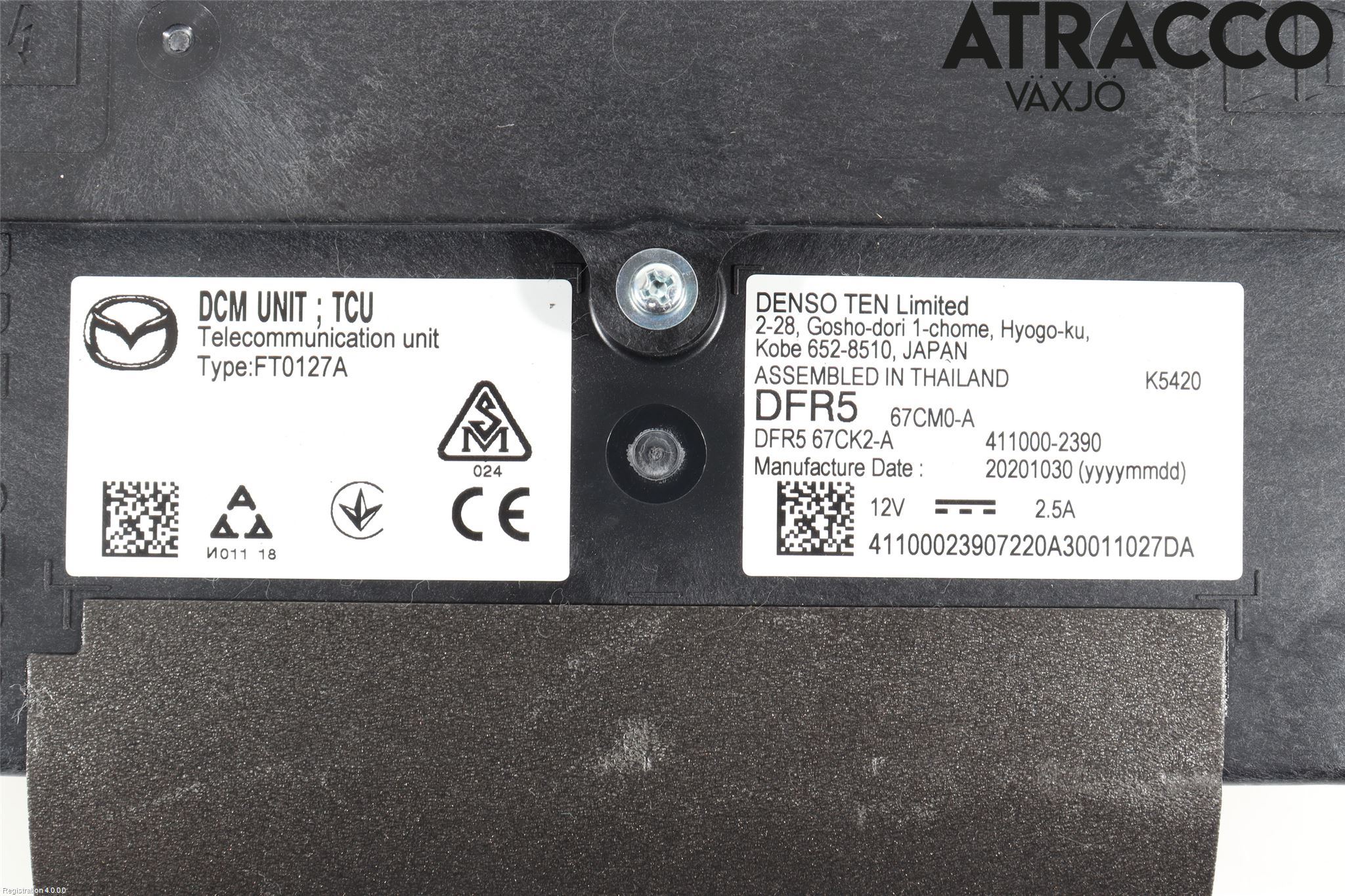 Mazda CX-30 20- Styrenhet Övrigt