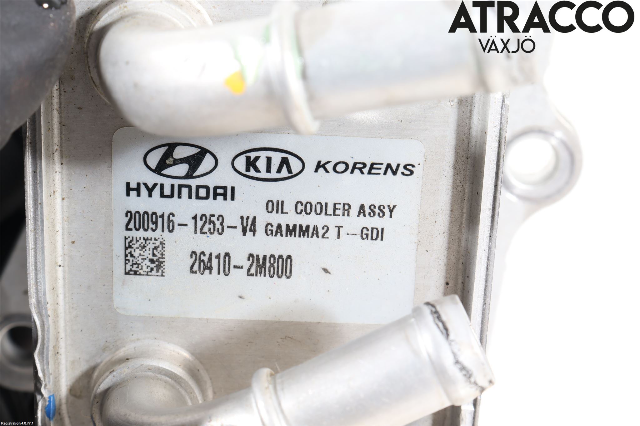 Hyundai TUCSON 05- Oljekylare Motor