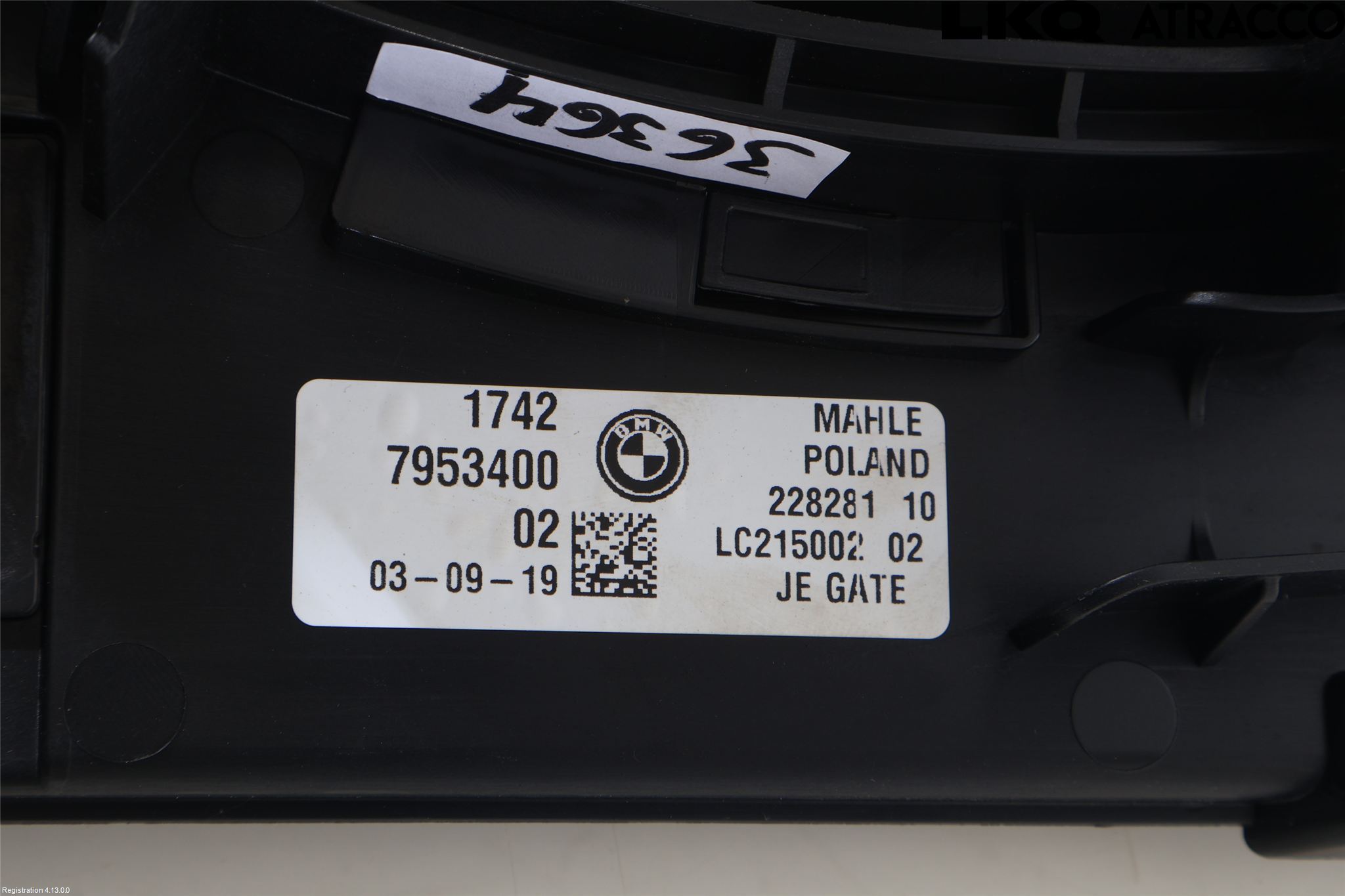 BMW 5 G30/G31/F90 17-23 Kylfläktkåpa