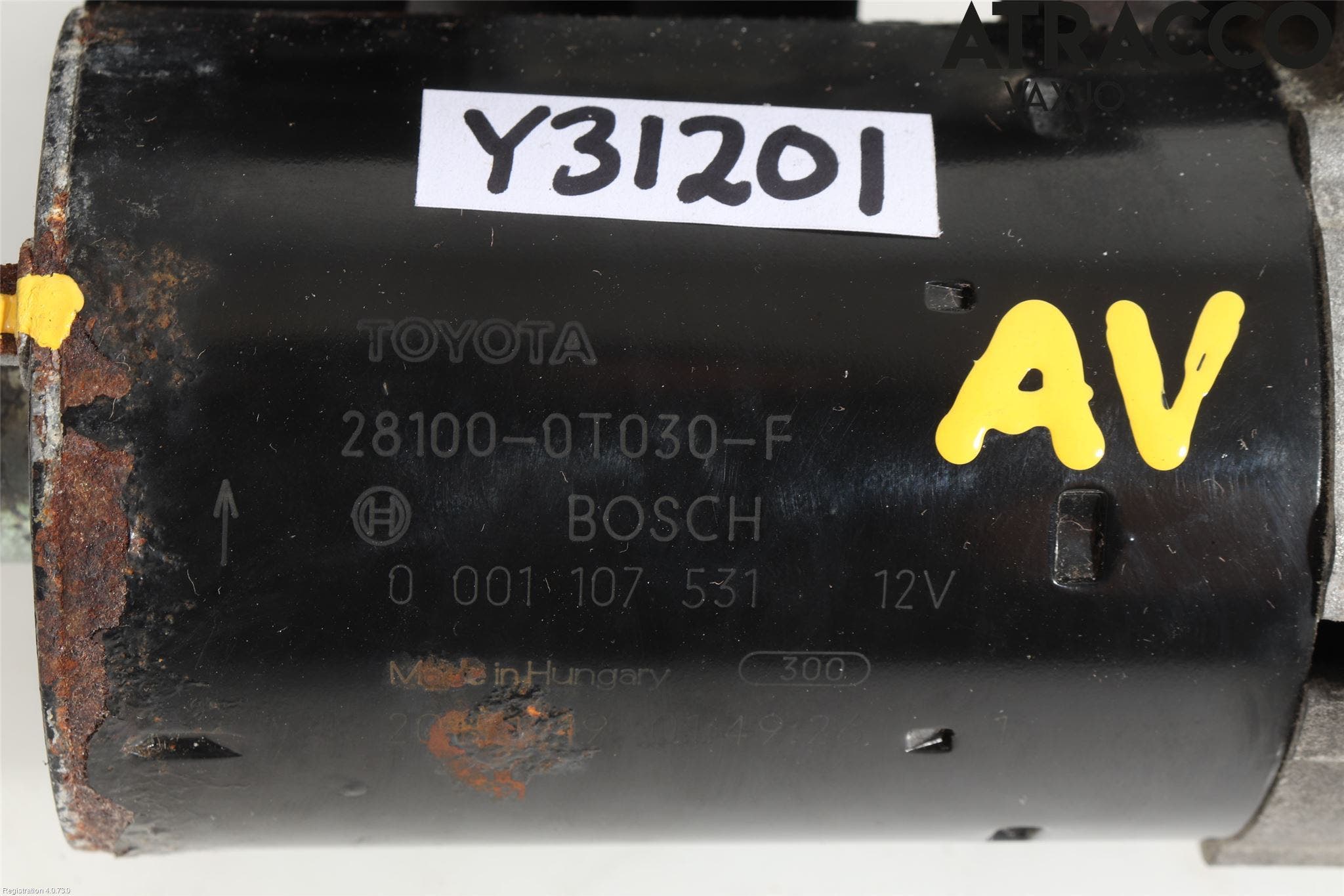 Toyota AURIS 13-19 Startmotor