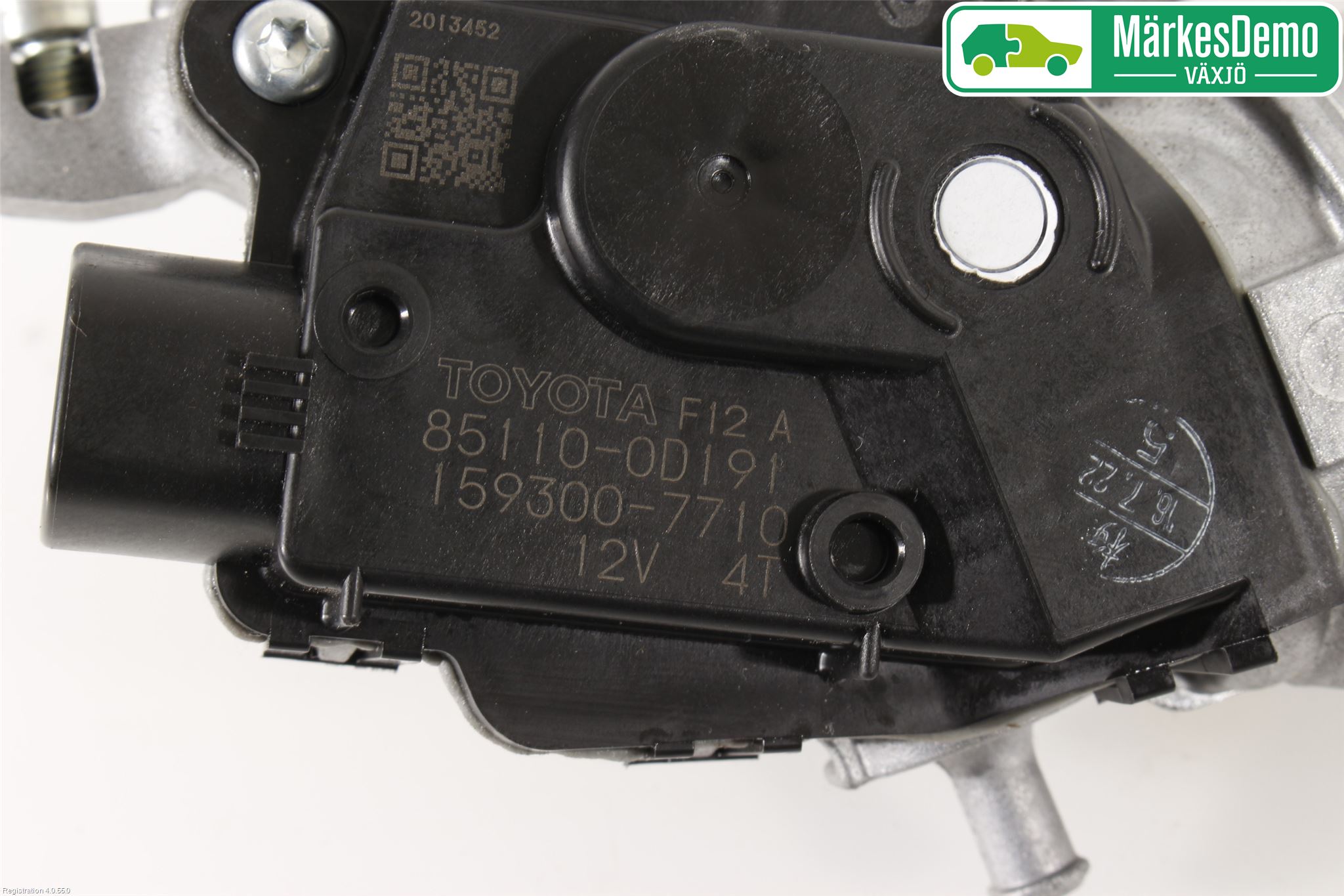 Toyota YARIS XP130 15-20 Torkarmotor Vindruta