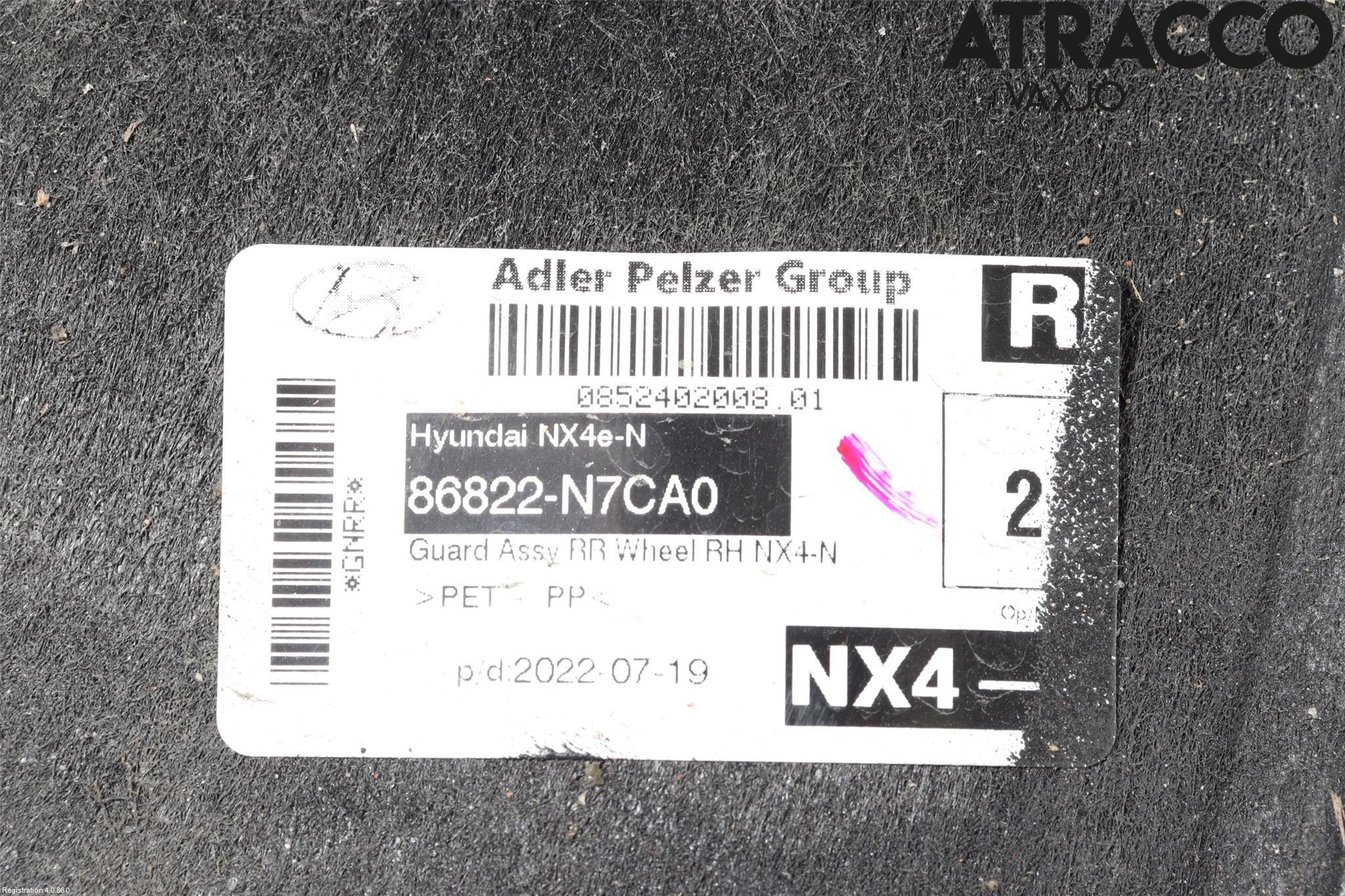 Hyundai TUCSON 05- Skärm Inner