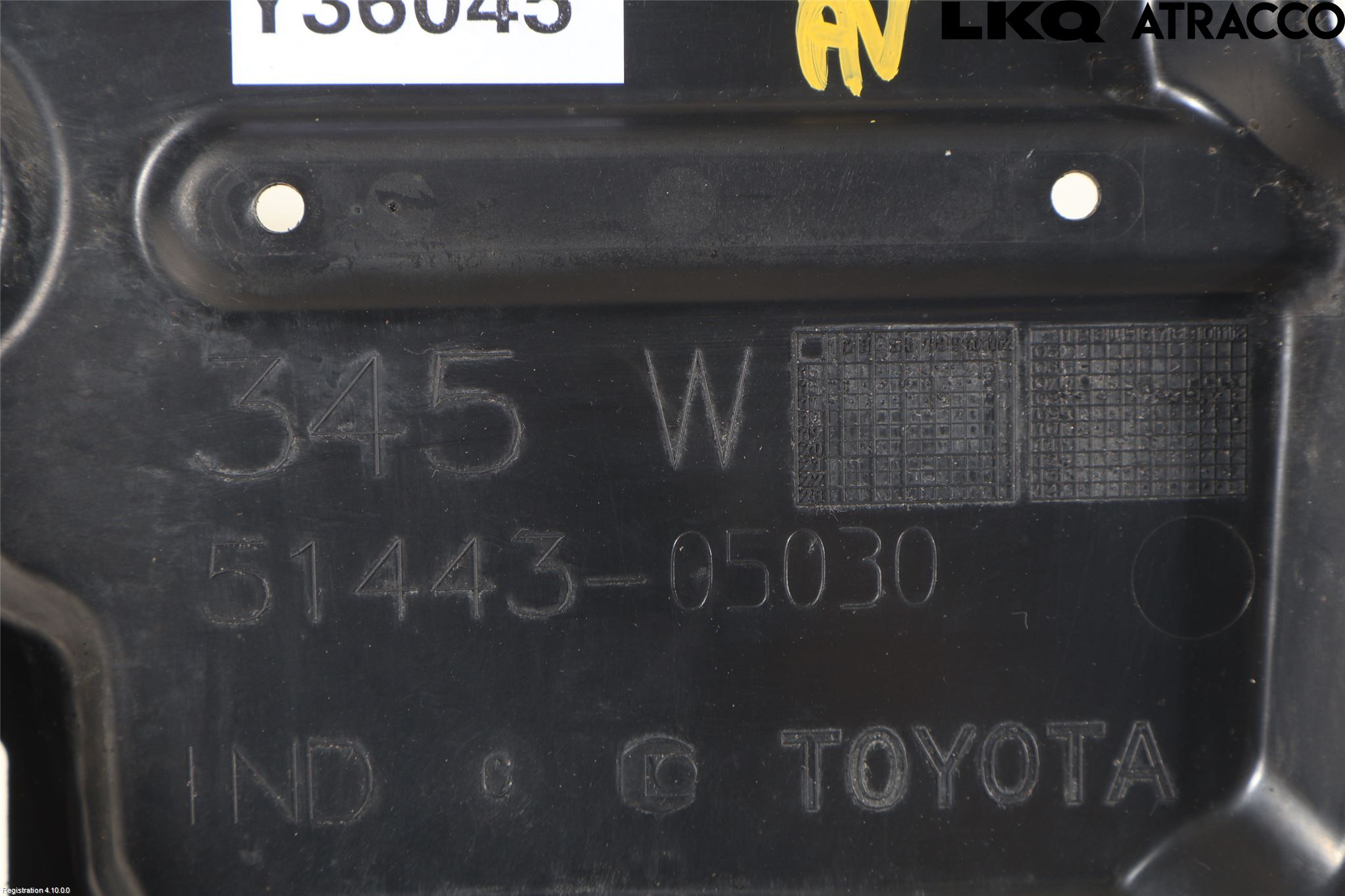 Toyota AURIS 13-19 Hasplåt Plåt-Plast