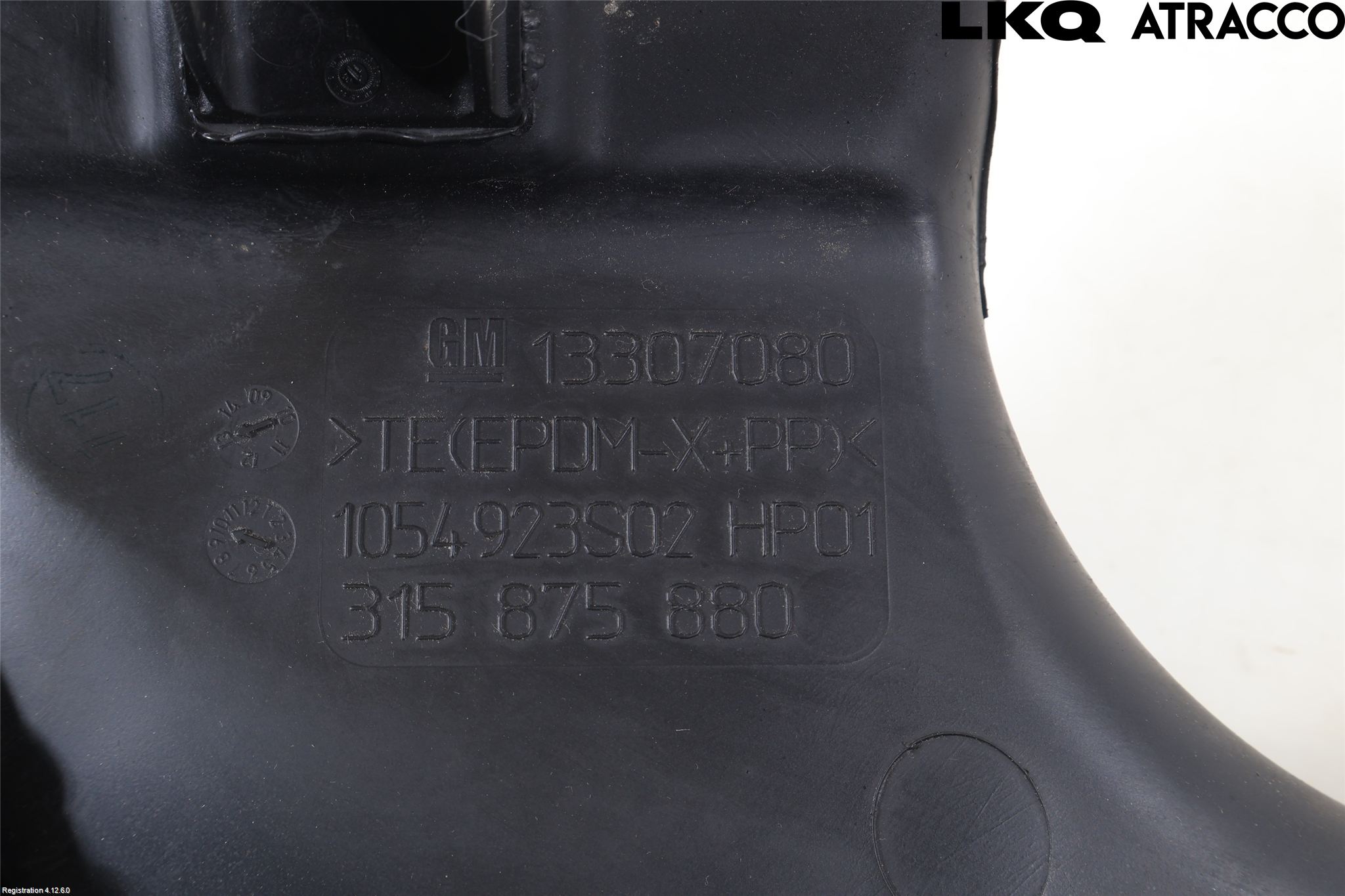 Opel ASTRA J 10-15 Förg-Bälg-Rör Mot Luftr