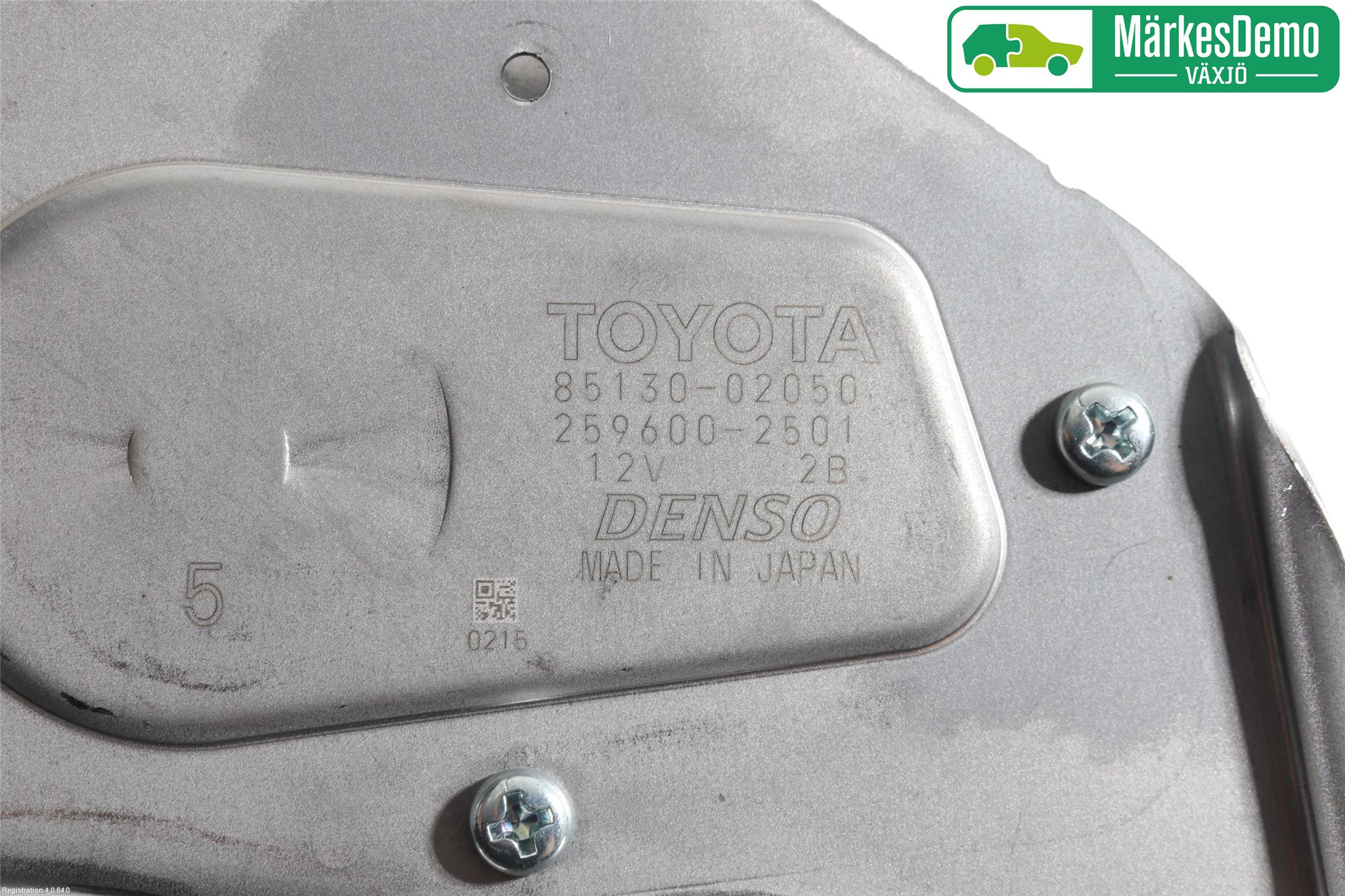 Toyota AURIS 13-19 Torkarmotor Baklucka