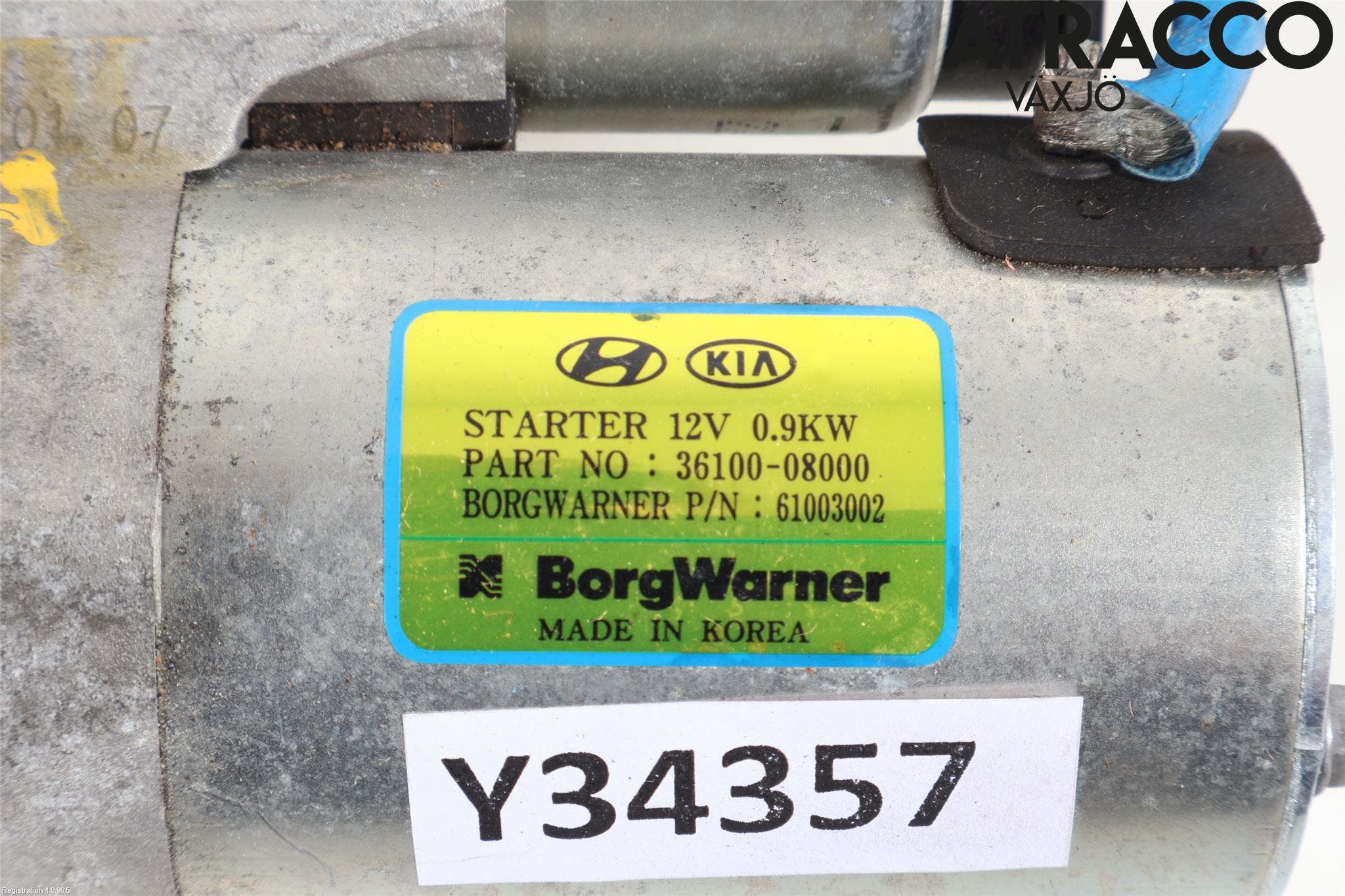 Hyundai BAYON BC3 21- Startmotor