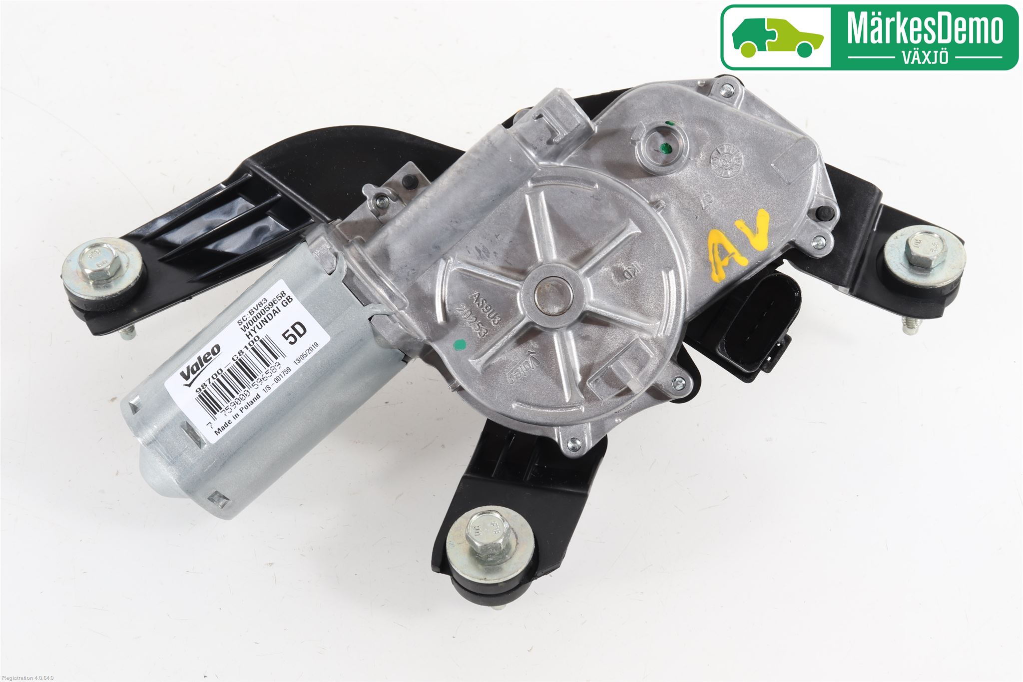 Hyundai i20 GB 15-20 Torkarmotor Baklucka