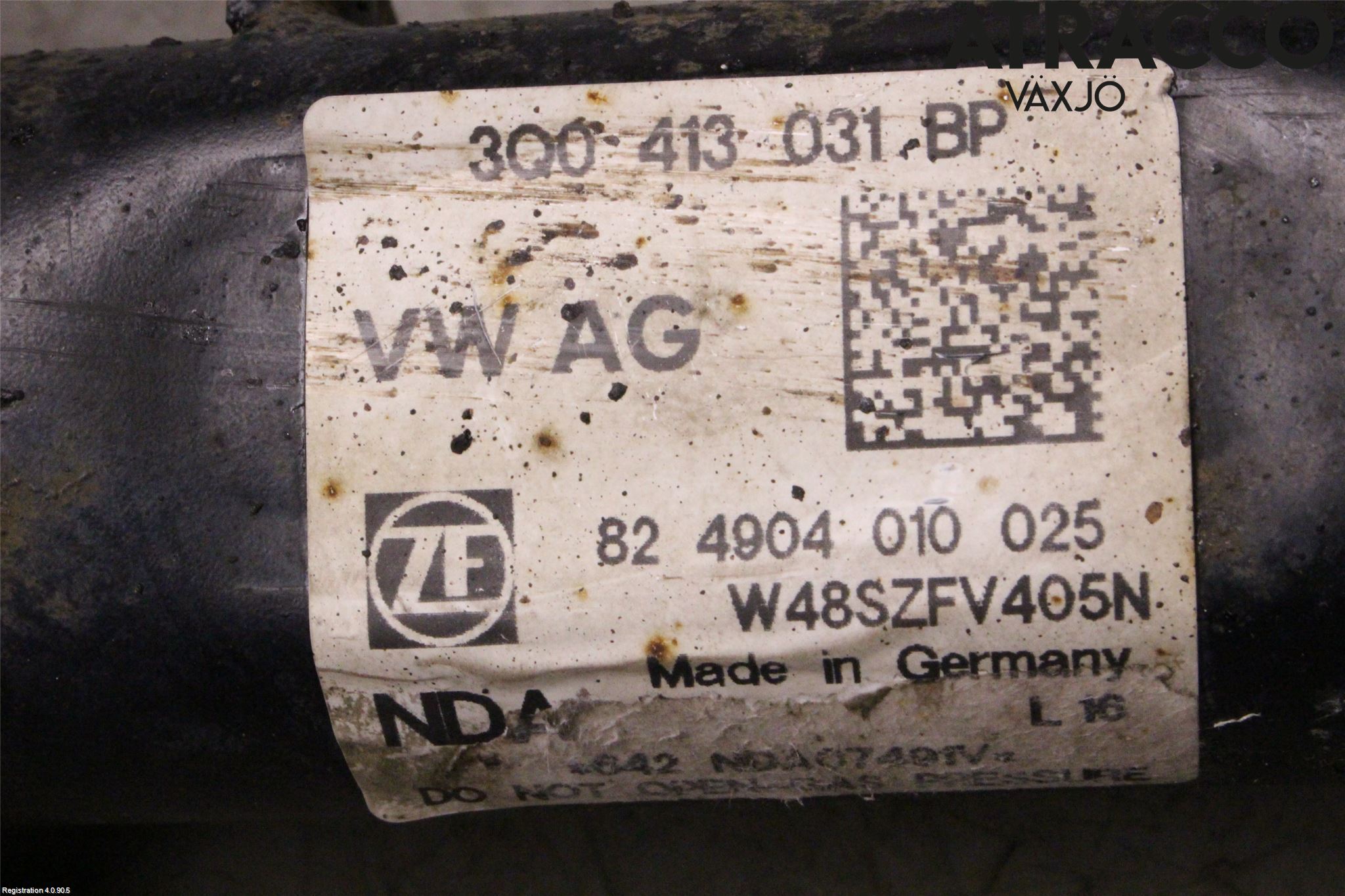 Volkswagen VW PASSAT 15-19 Fjäderben Fram Vänster