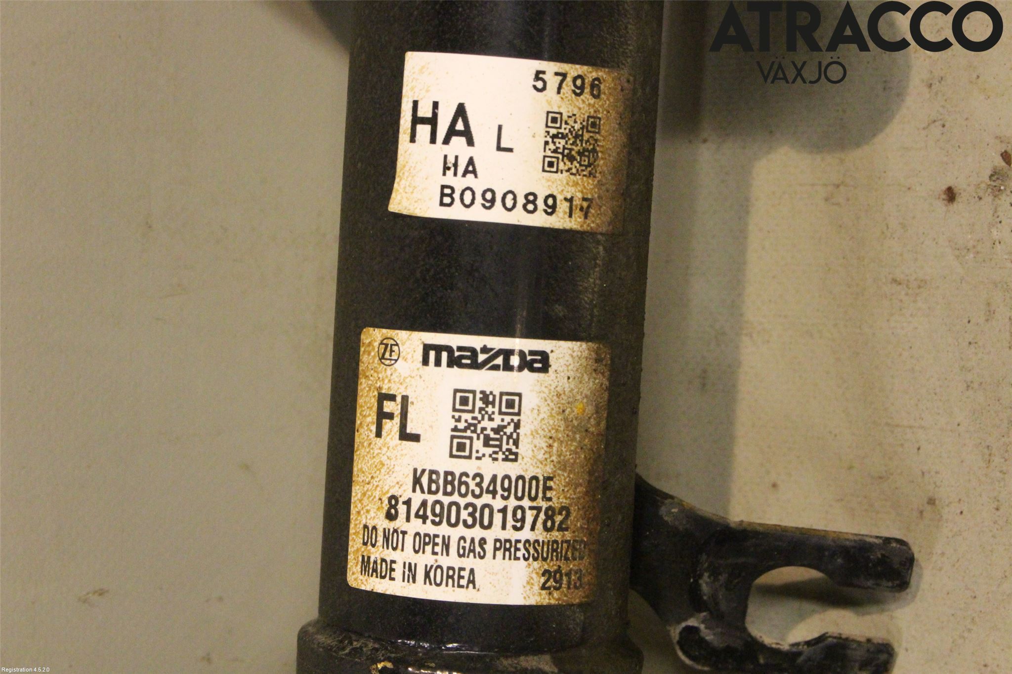 Mazda CX-60 22- Fjäderben Fram Vänster