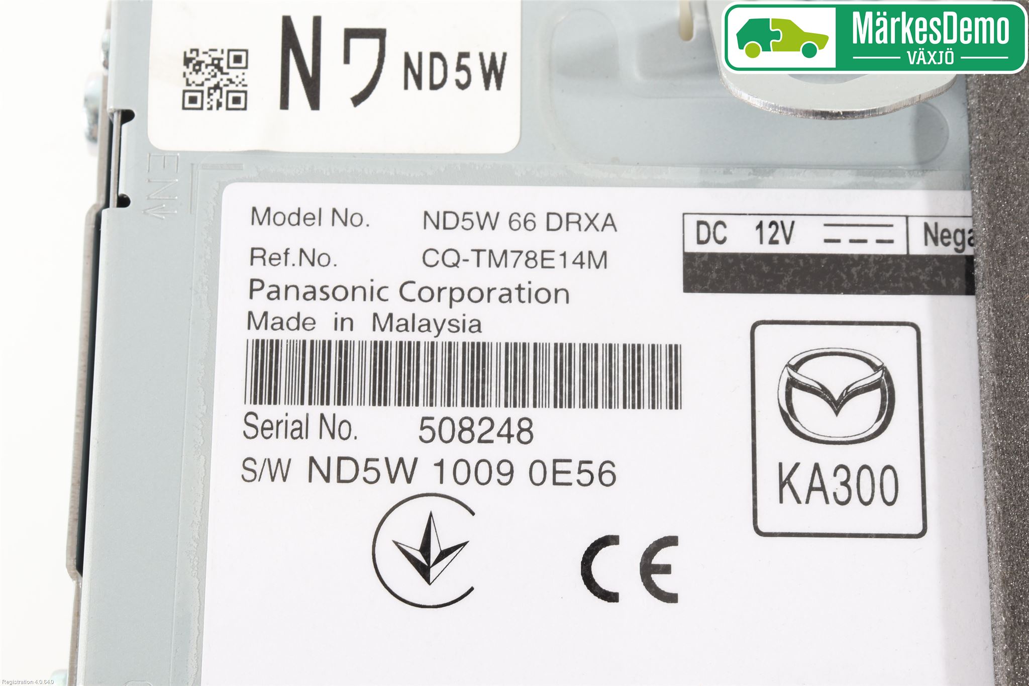 Mazda MX-5 IV (ND/ND2/ND3) MIATA 15- Cd Radio - Multimediapanel