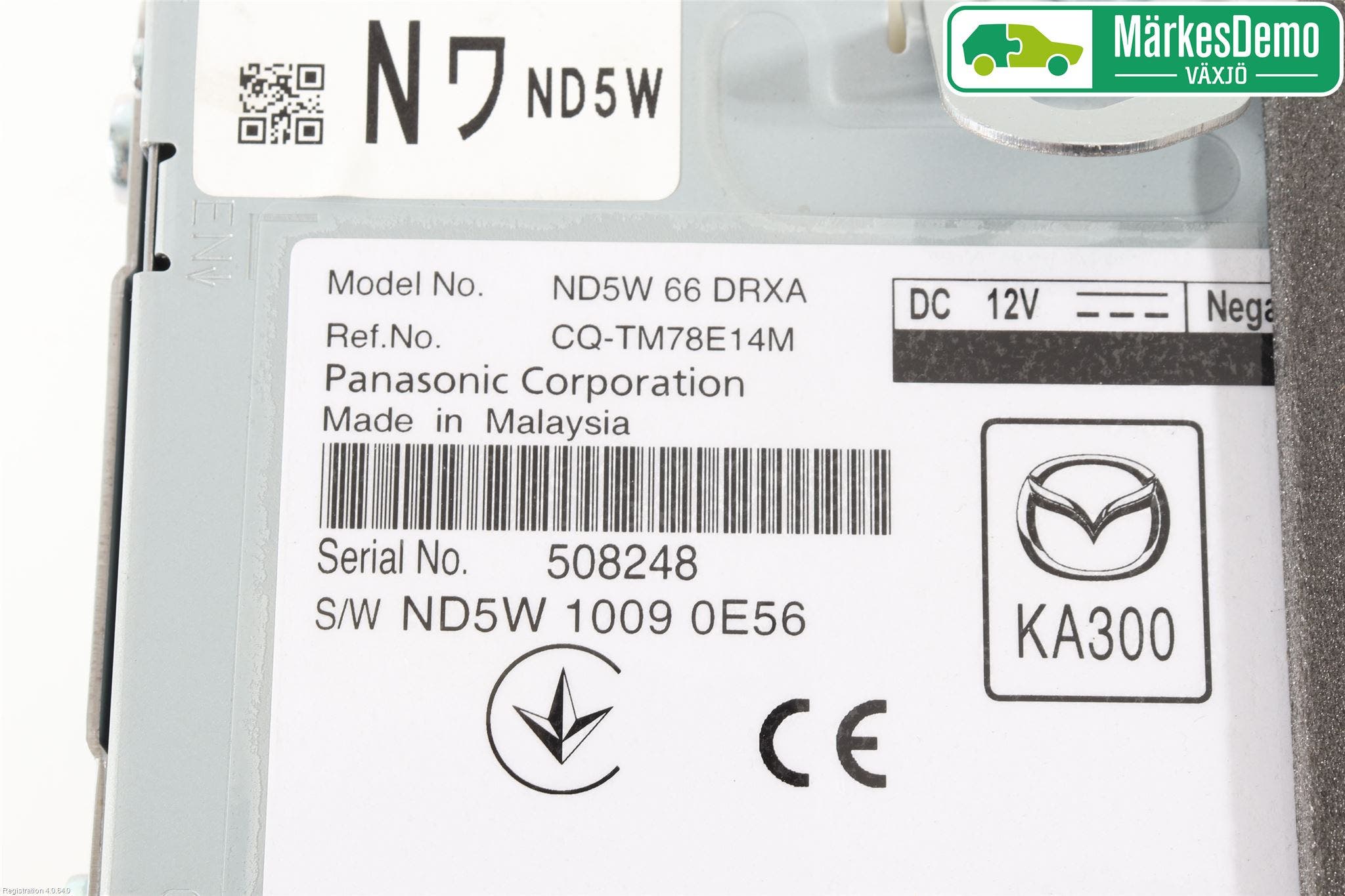 Mazda MX-5 IV (ND/ND2/ND3) MIATA 15- Cd Radio - Multimediapanel