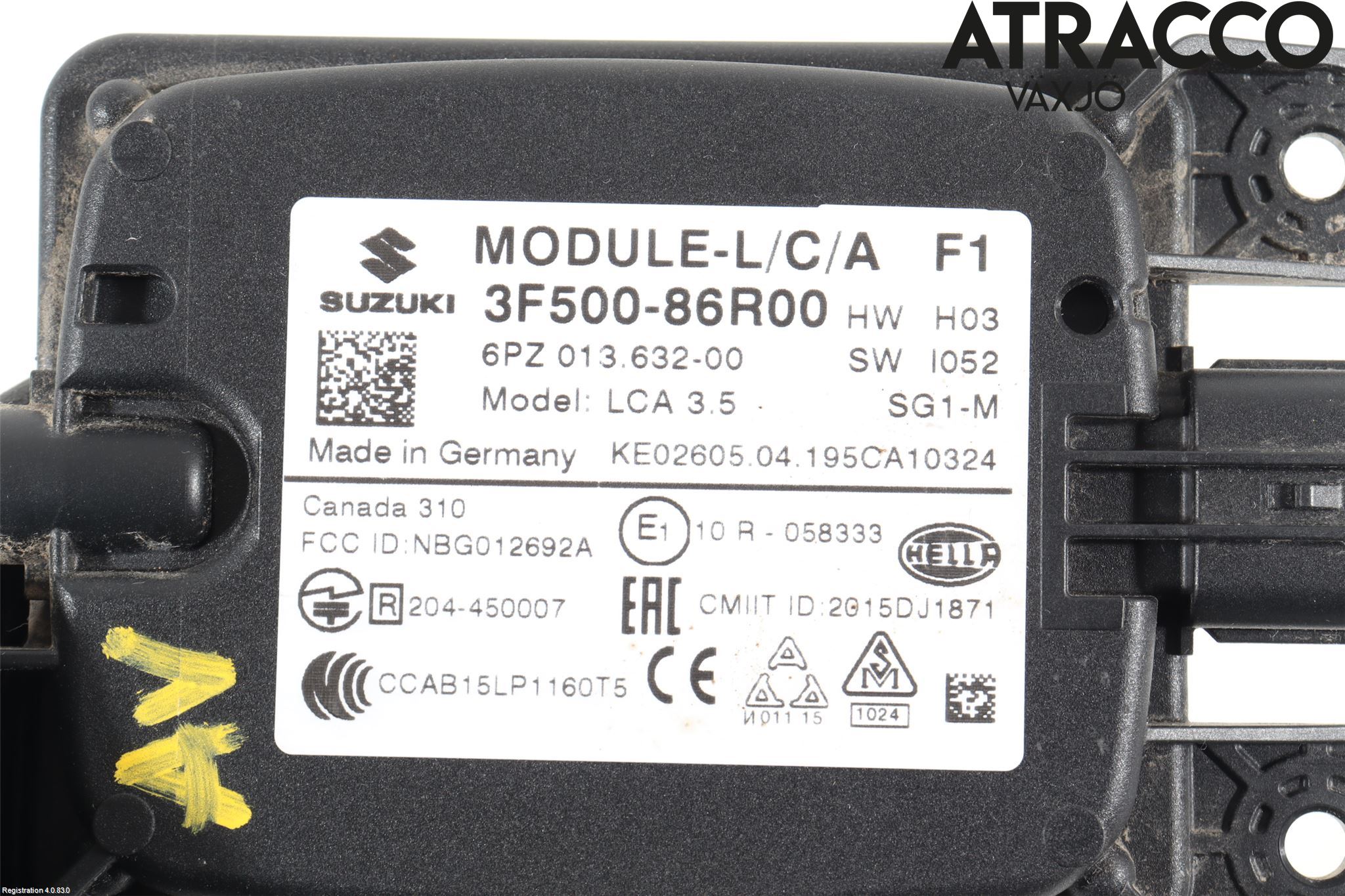 Suzuki VITARA 15- Sensor Aktivt Kollisionsskydd