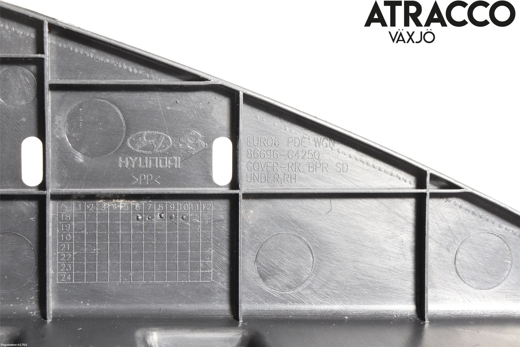 Hyundai i30 PD 17- Hasplåt Plåt-Plast