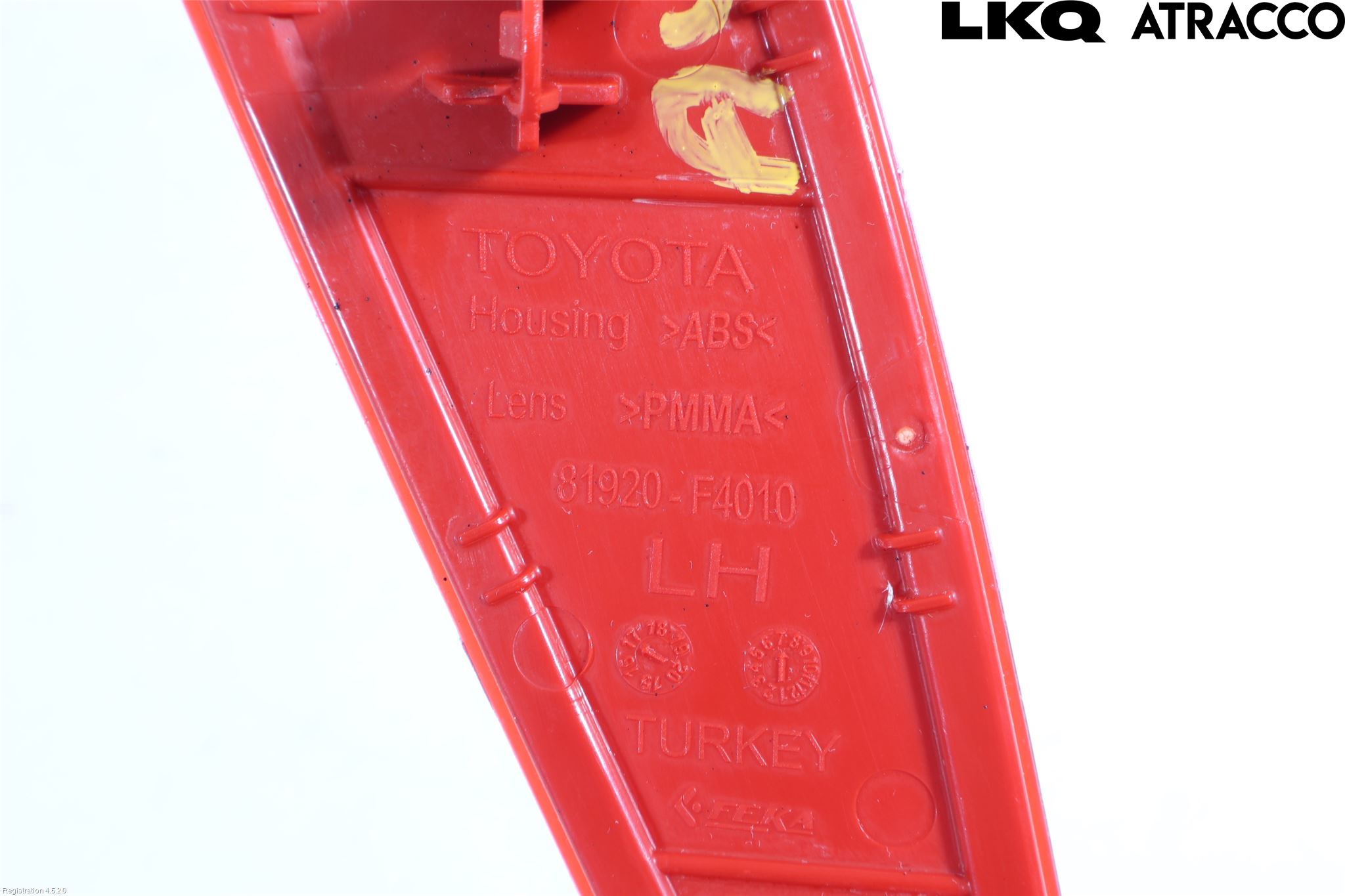 Toyota C-HR 16-23 Dimljus/Reflex Bak