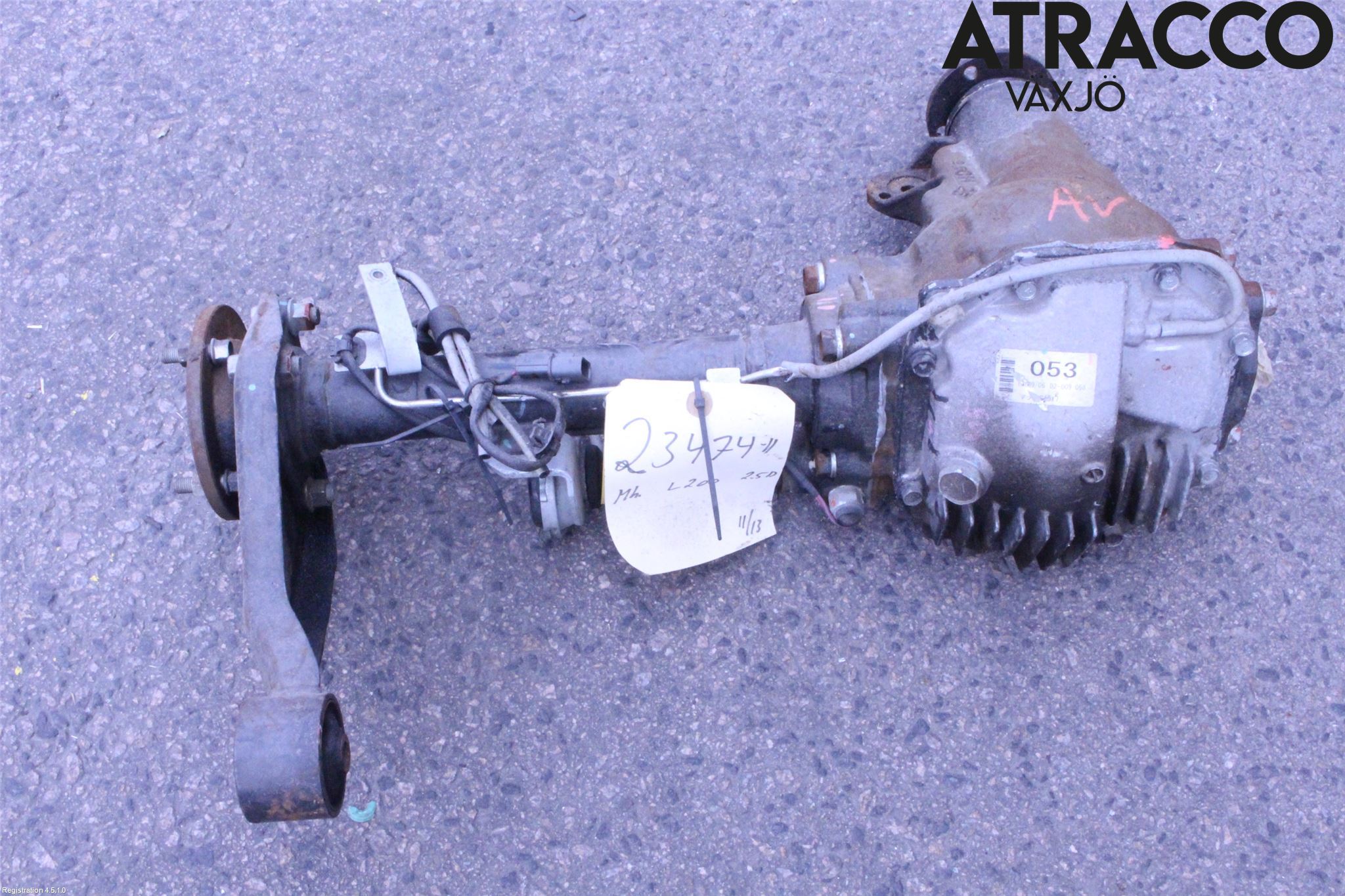 Mitsubishi L200 06-15 Framvagn Diffrential