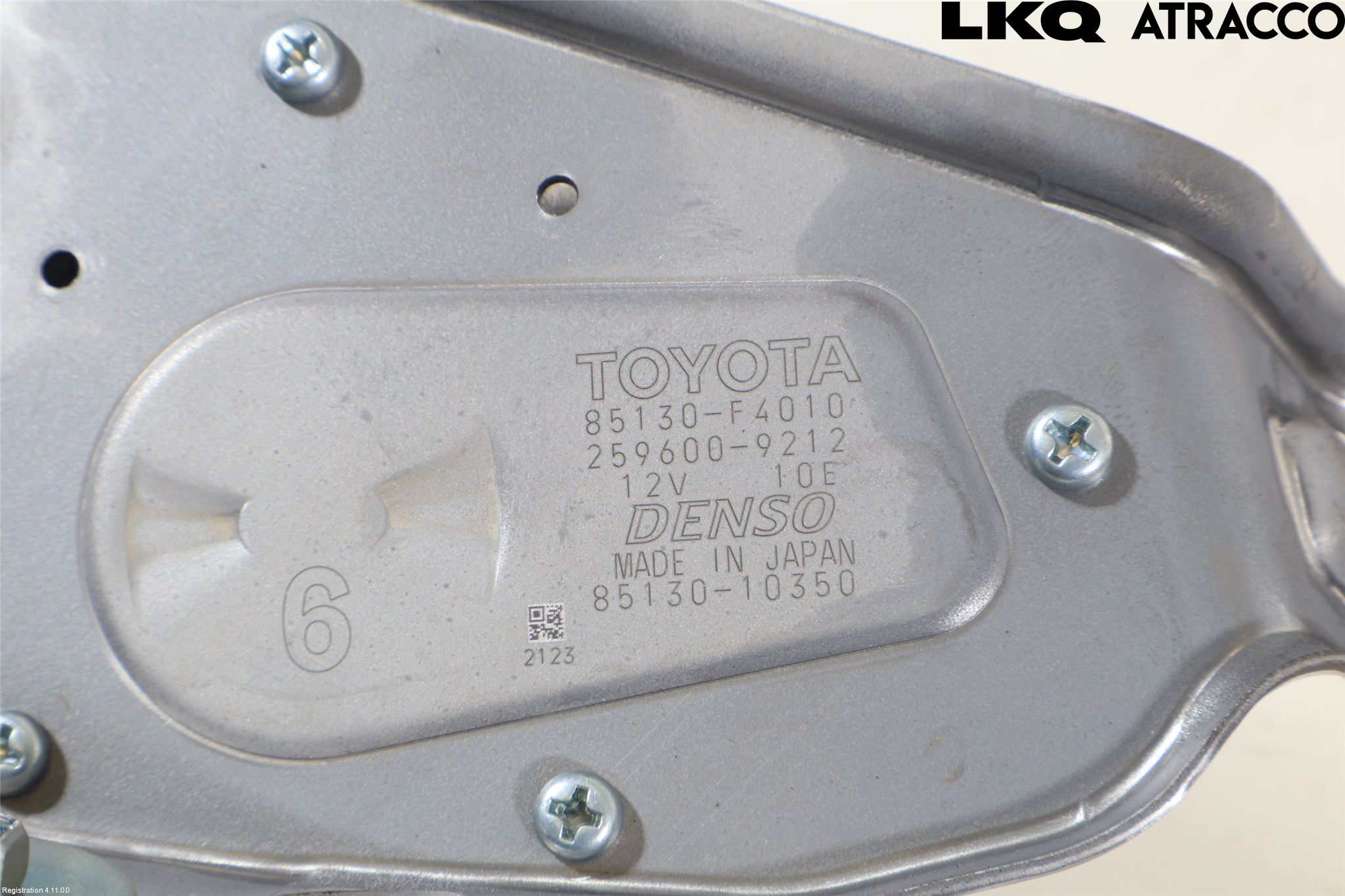 Toyota C-HR 16-23 Torkarmotor Baklucka