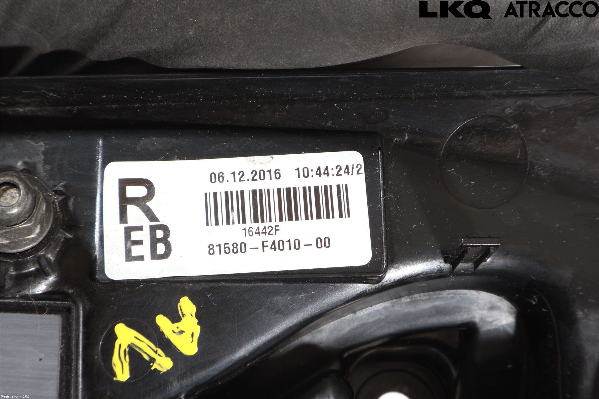 Toyota C-HR 16-23 Bakljus Lucka Hö