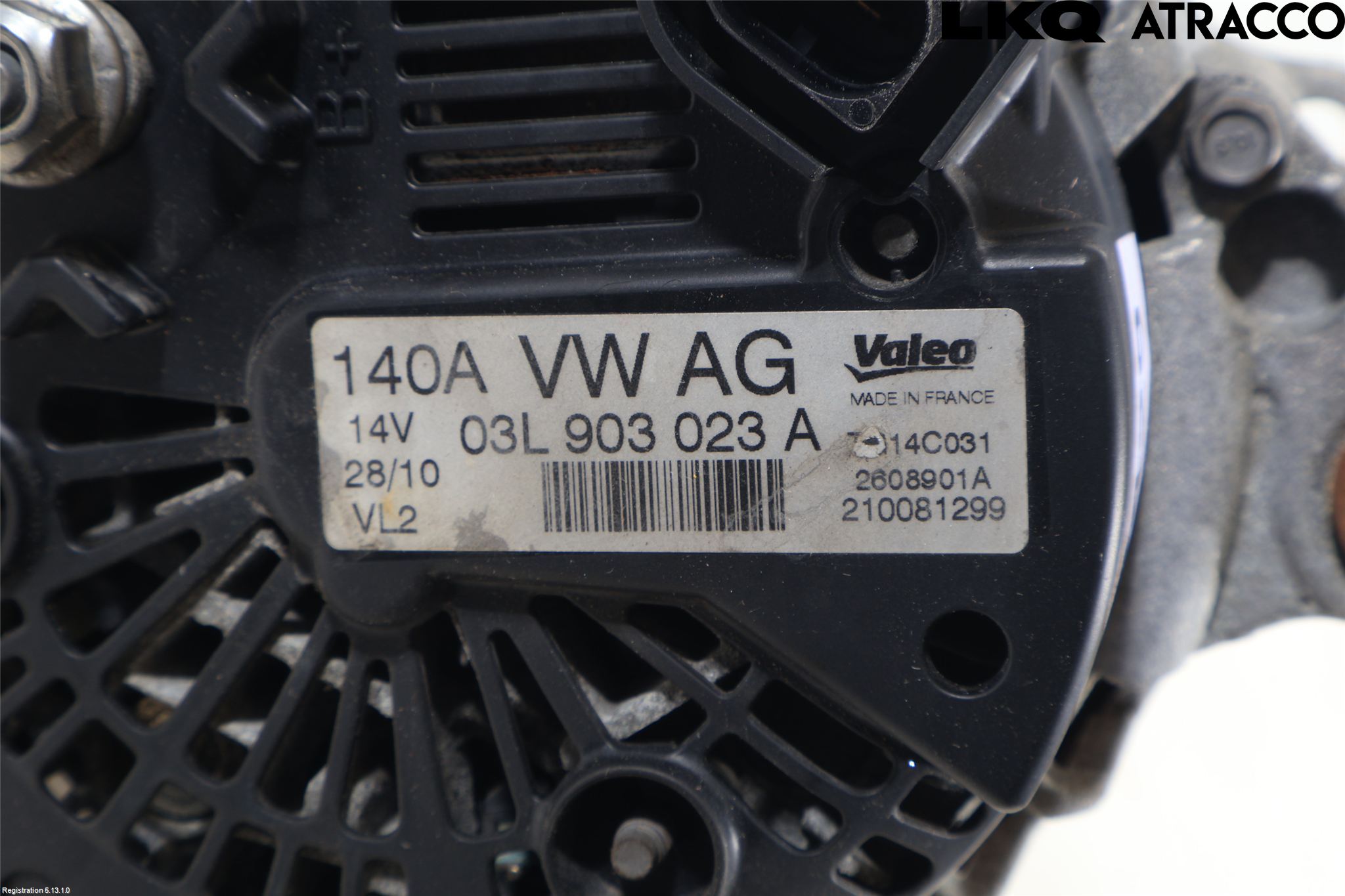 Audi A3/S3 05-13 Generator