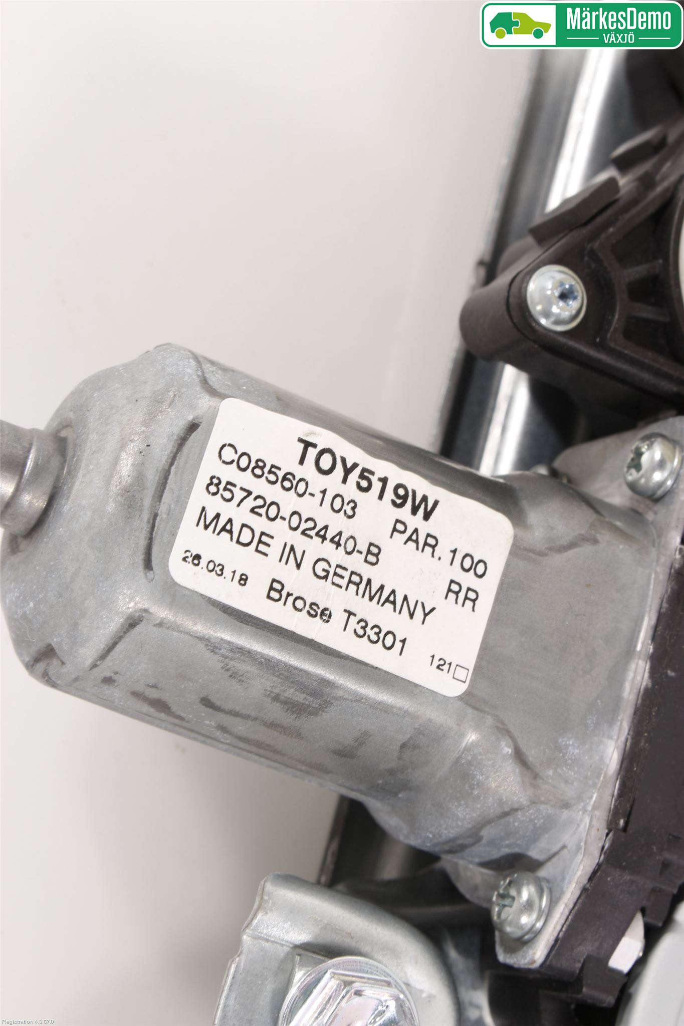 Toyota AURIS 13-19 Fönsterhiss El Kompl