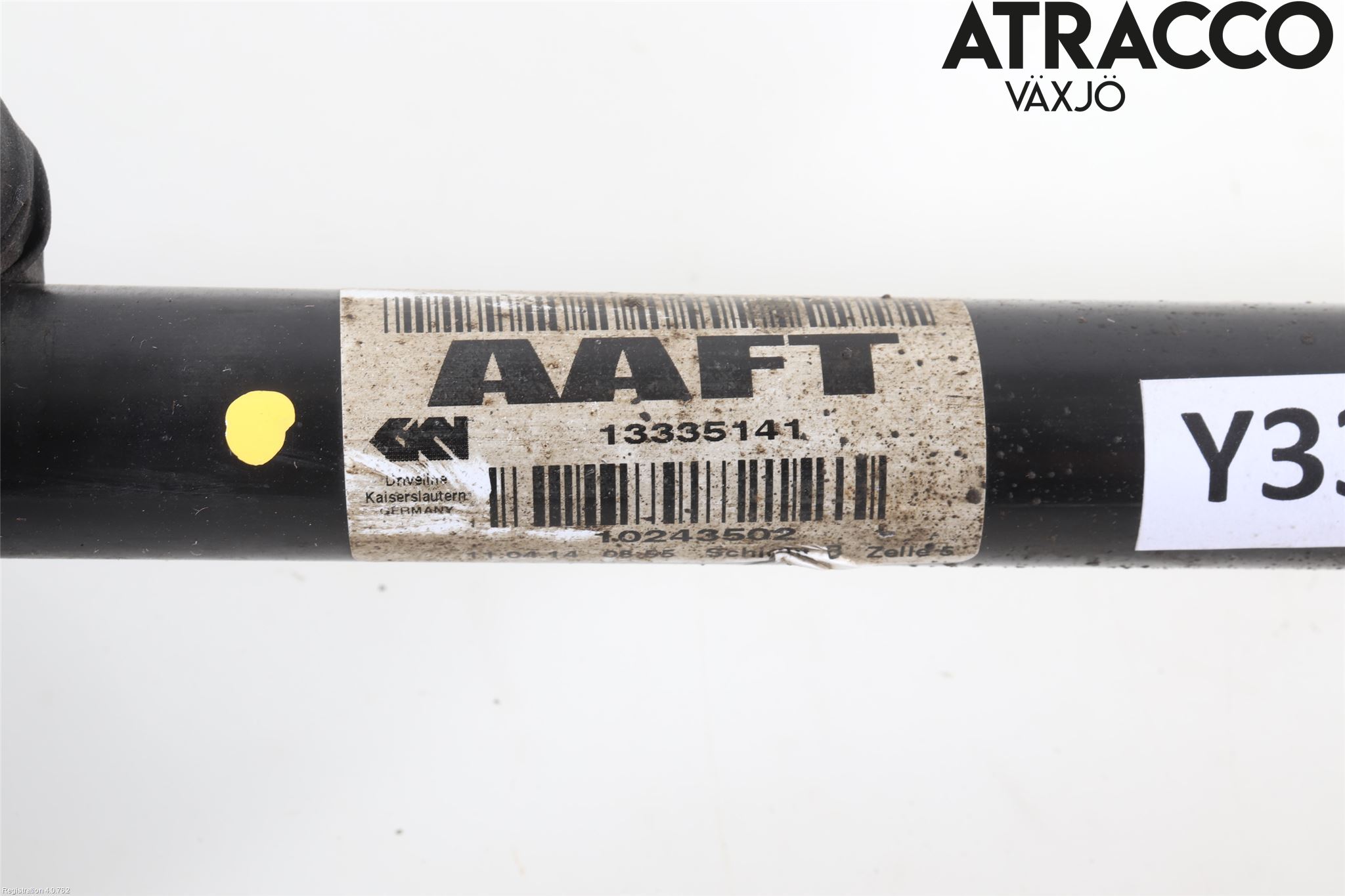 Opel ASTRA J 10-15 Drivaxel Fram Höger