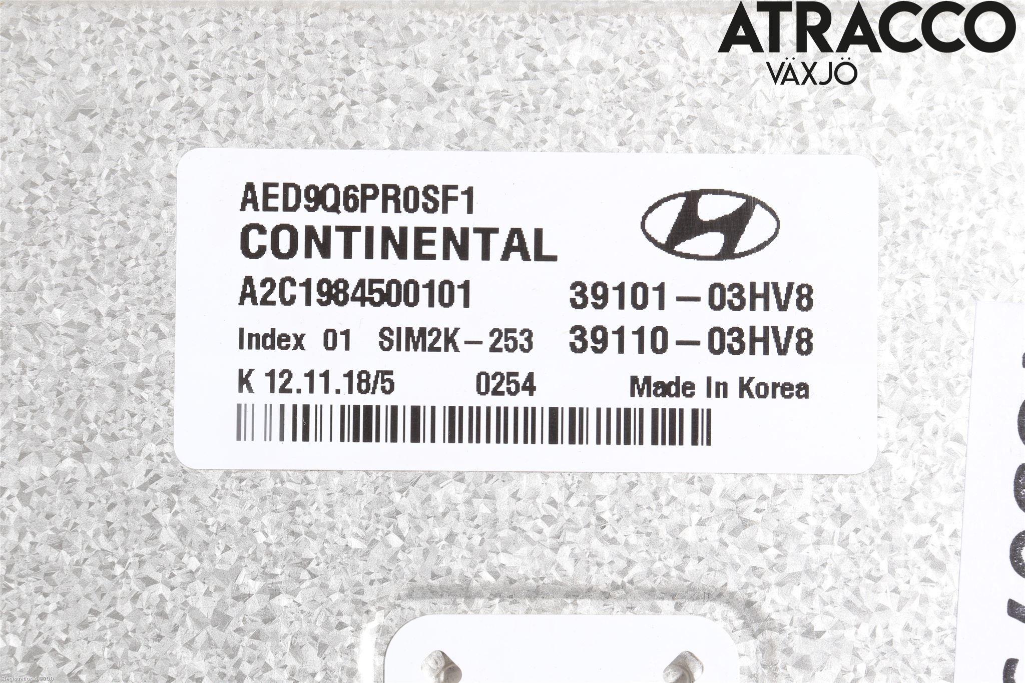 Hyundai IONIQ AE 17-22 Styrenhet Insprut Bensin