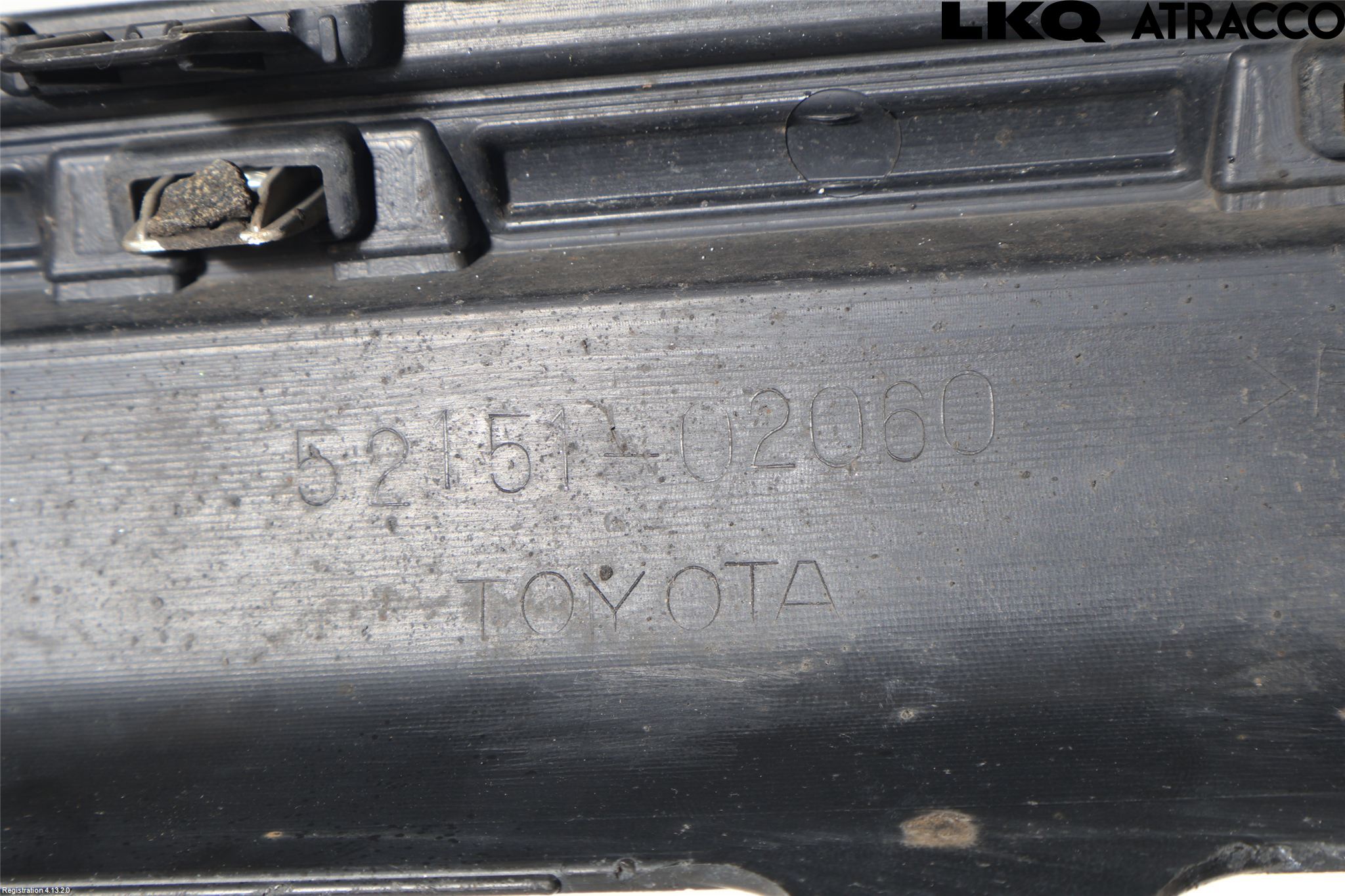 Toyota AURIS 13-19 Stötfångardel Bak Mitt