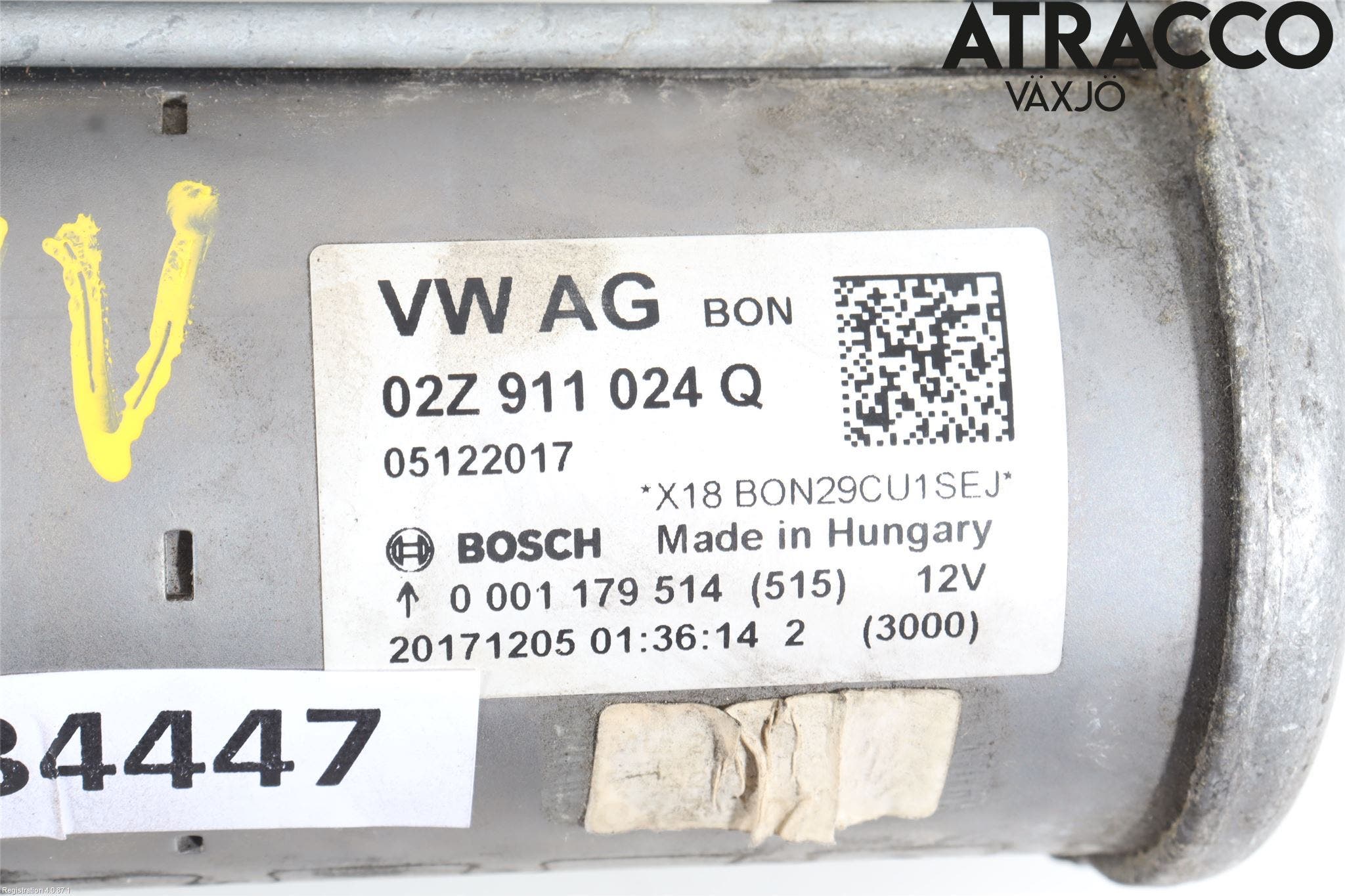 Volkswagen VW GOLF / E-GOLF VII 13-20 Startmotor