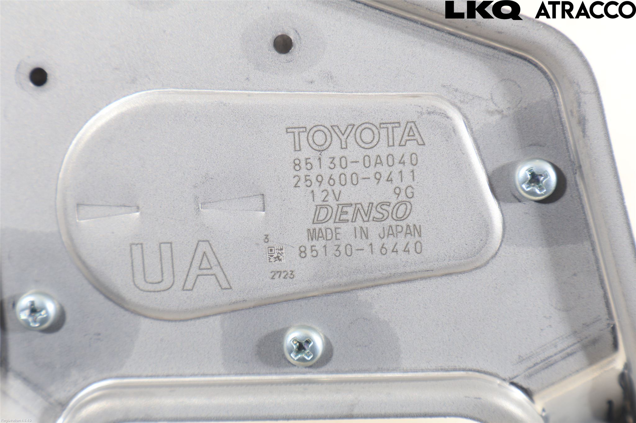 Toyota COROLLA CROSS XG10 22- Torkarmotor Baklucka