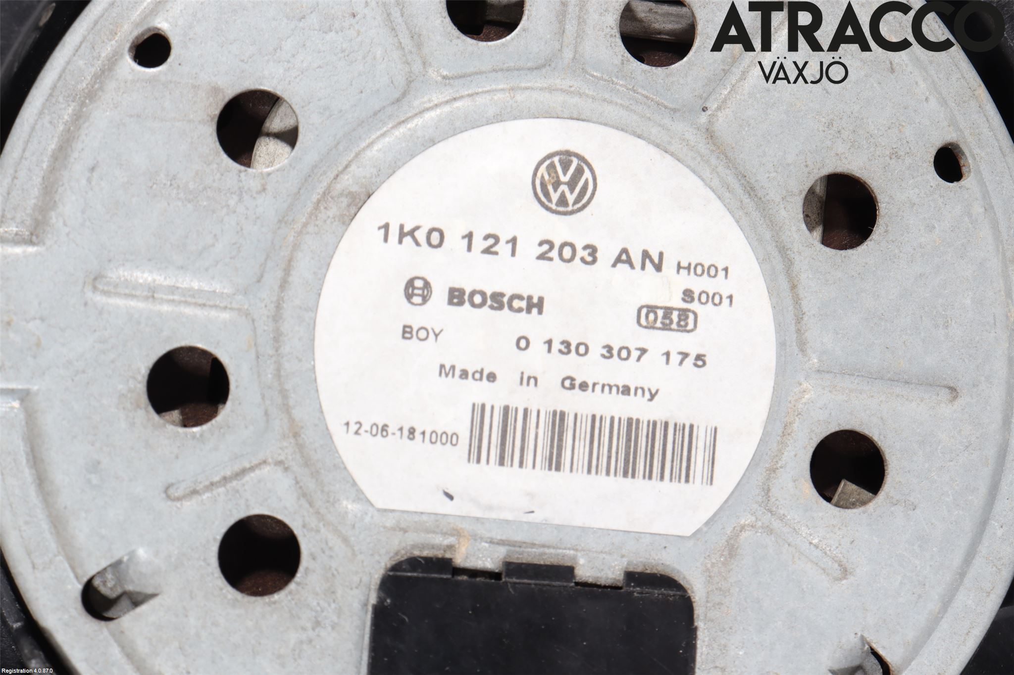 Volkswagen VW GOLF VI 09-13 Kylfläktkåpa