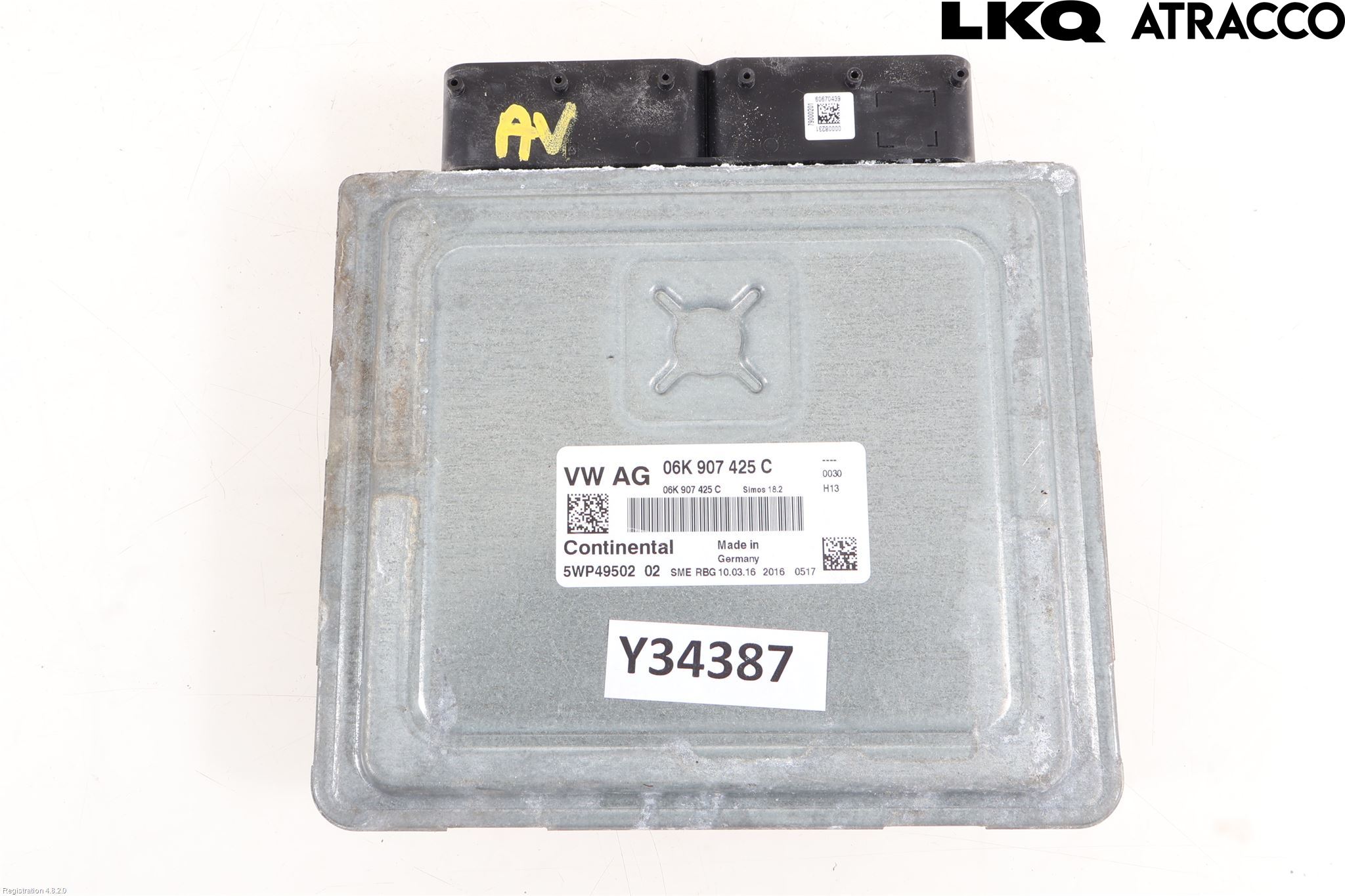 Volkswagen VW SCIROCCO 09-17 Styrenhet Insprut Bensin