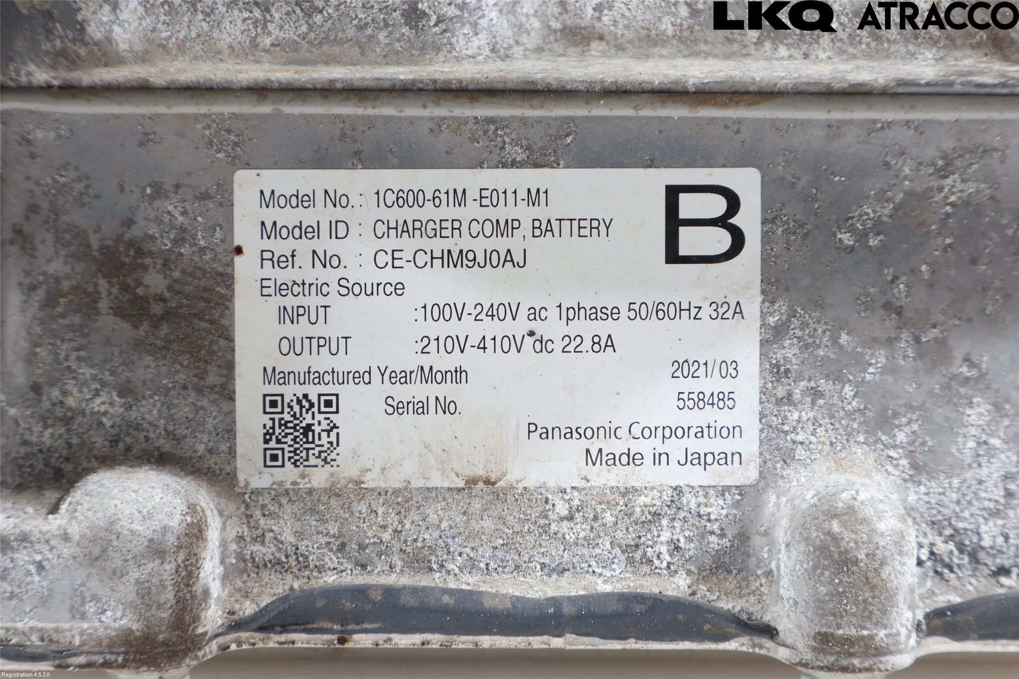 Honda E 20-23 Batteriladdare Högspänning