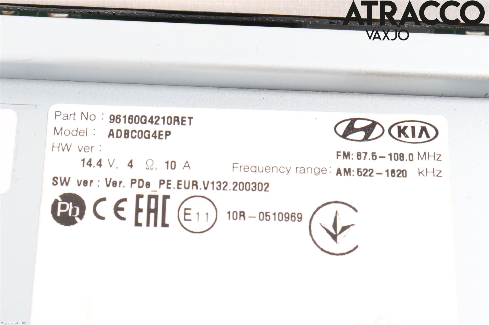 Hyundai i30 PD 17- Cd Radio - Multimediapanel