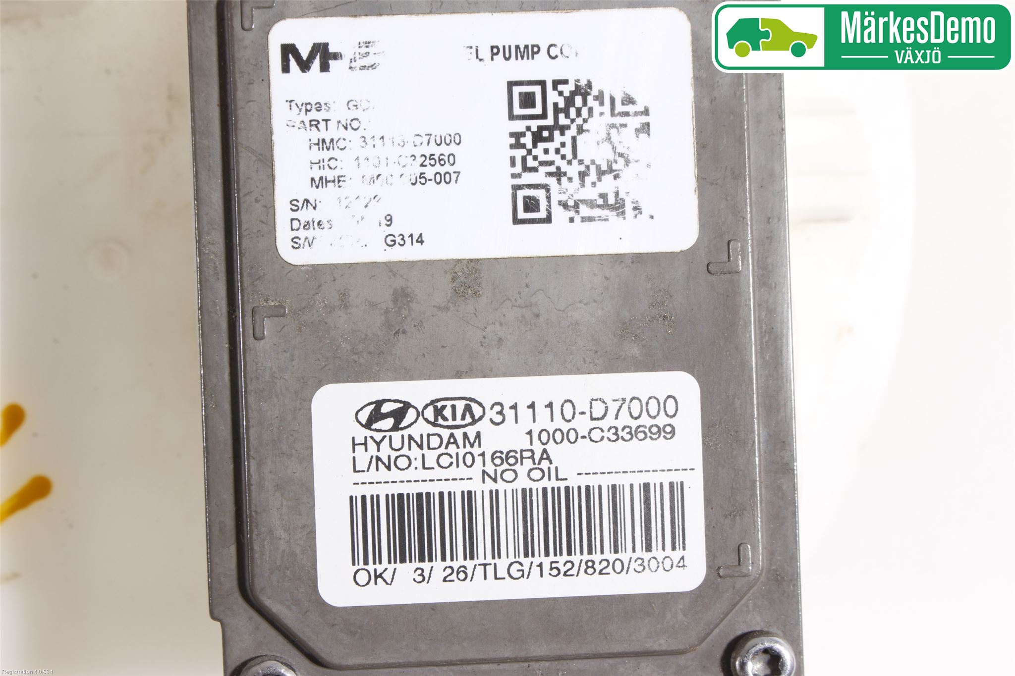 Hyundai TUCSON 05- Bränslepump El