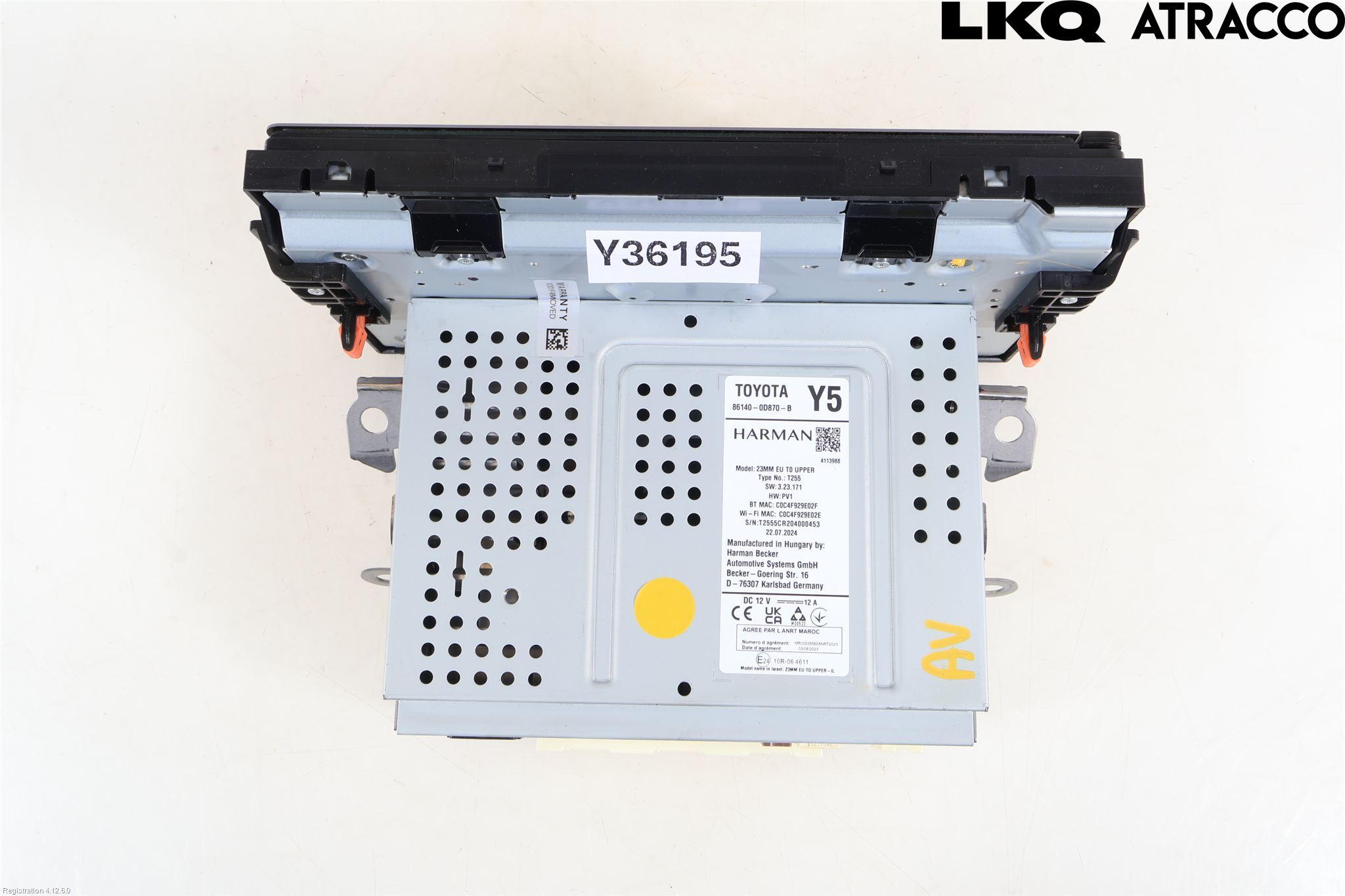 Toyota YARIS XP21 20- Cd Radio - Multimediapanel
