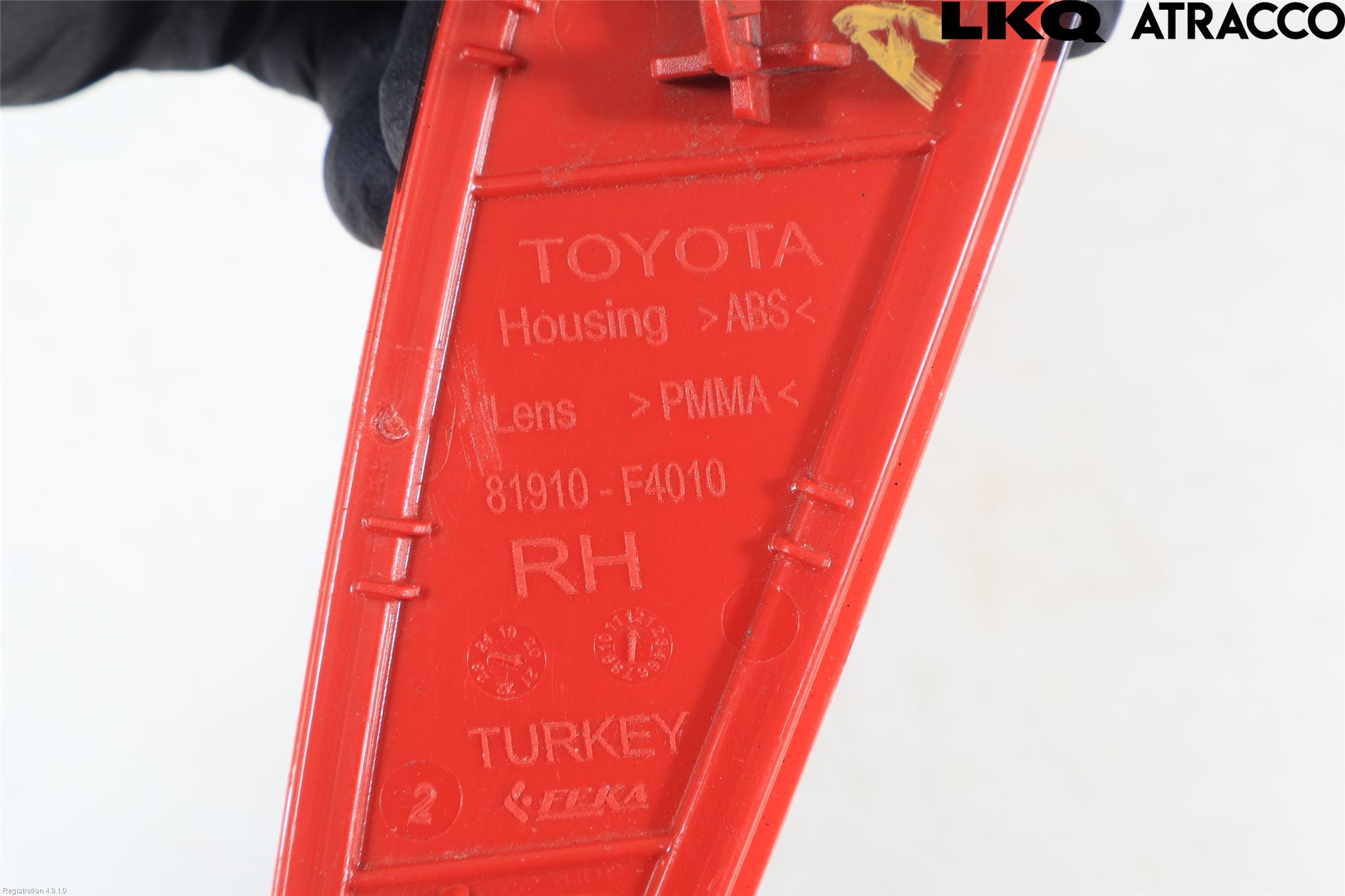 Toyota C-HR 16-23 Dimljus/Reflex Bak