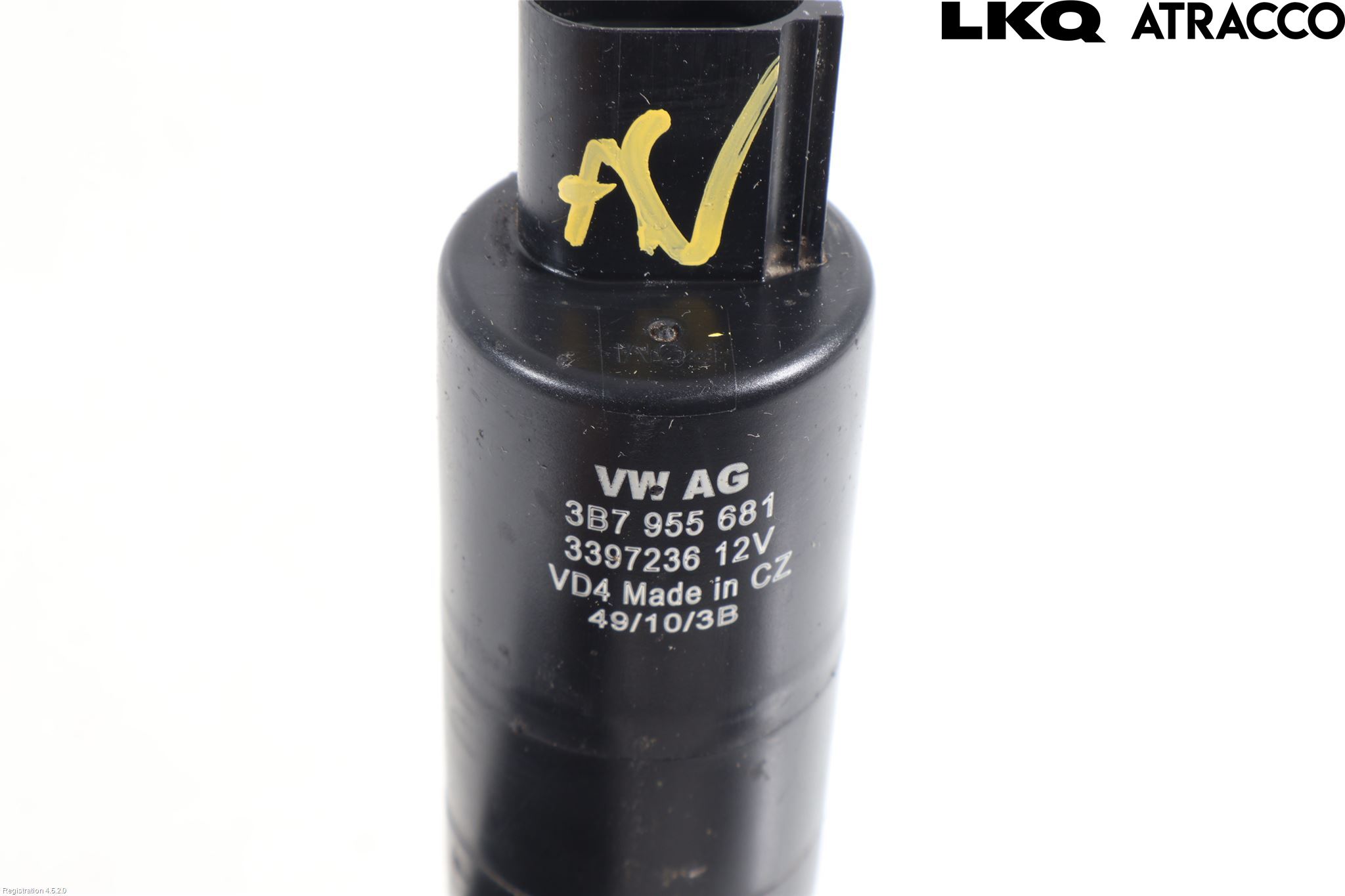 Volkswagen VW GOLF VI 09-13 Spolarpump Högtryck