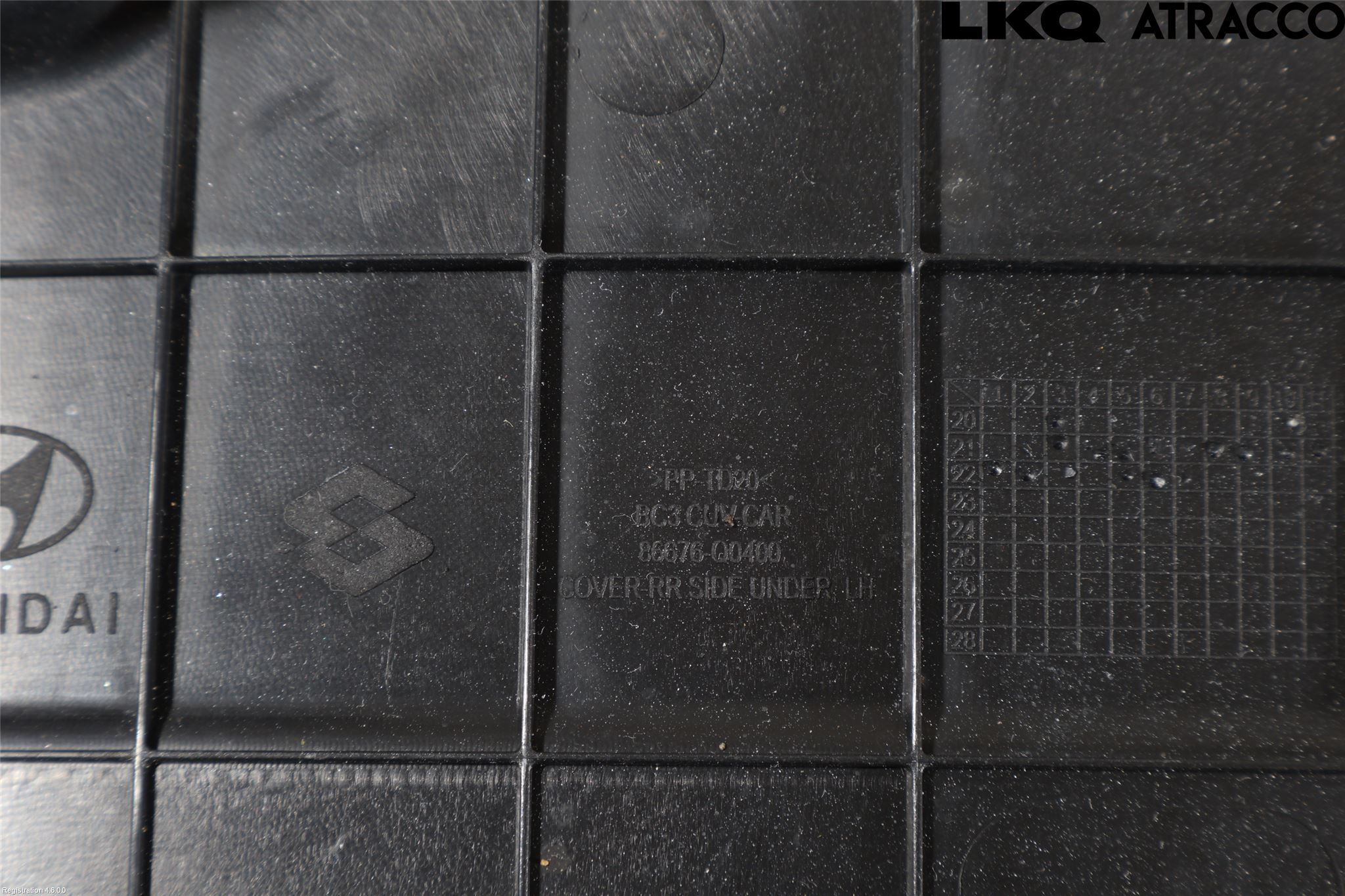 Hyundai BAYON BC3 21- Hasplåt Plåt-Plast