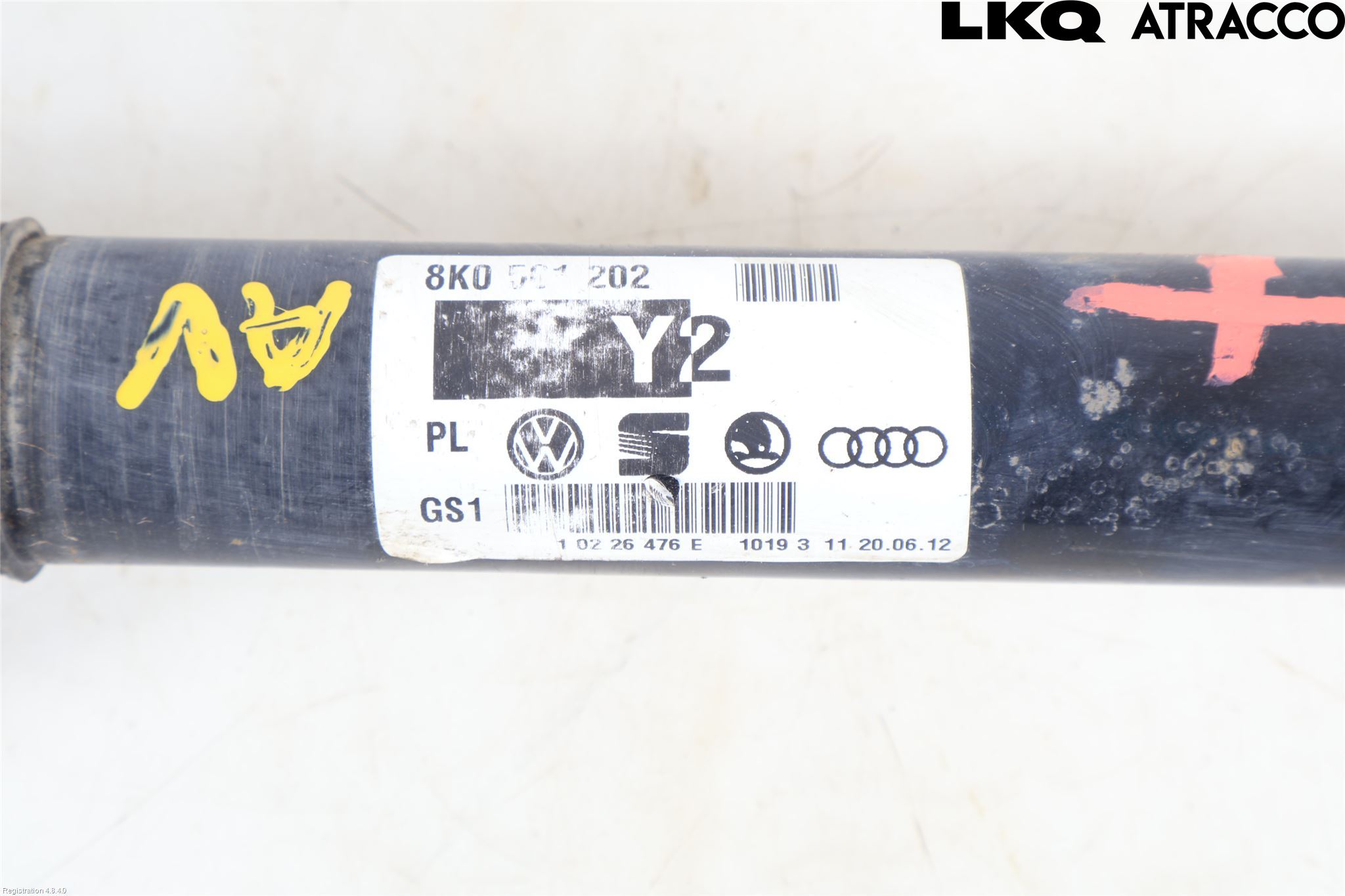 Audi A5 07-16 Drivaxel Bak Höger