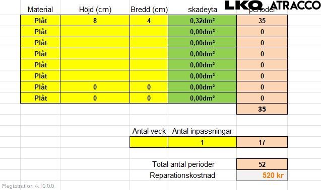 Hyundai i10 LA 20- Dörr Bak Höger
